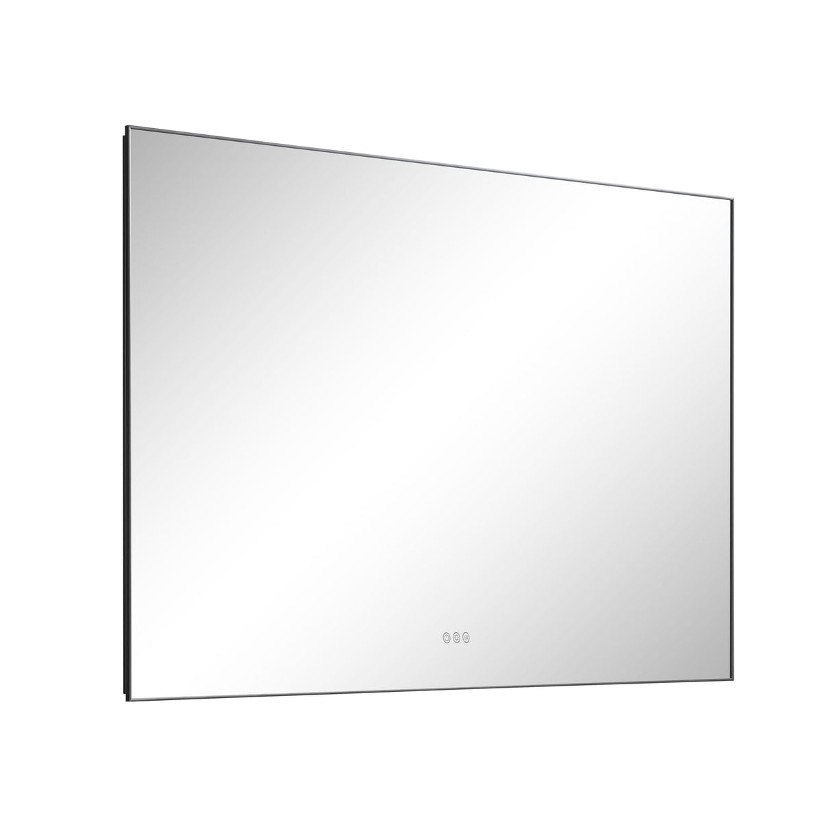 Gunmetal Aluminium LED Vanity Mirror with Lights for Bathroom