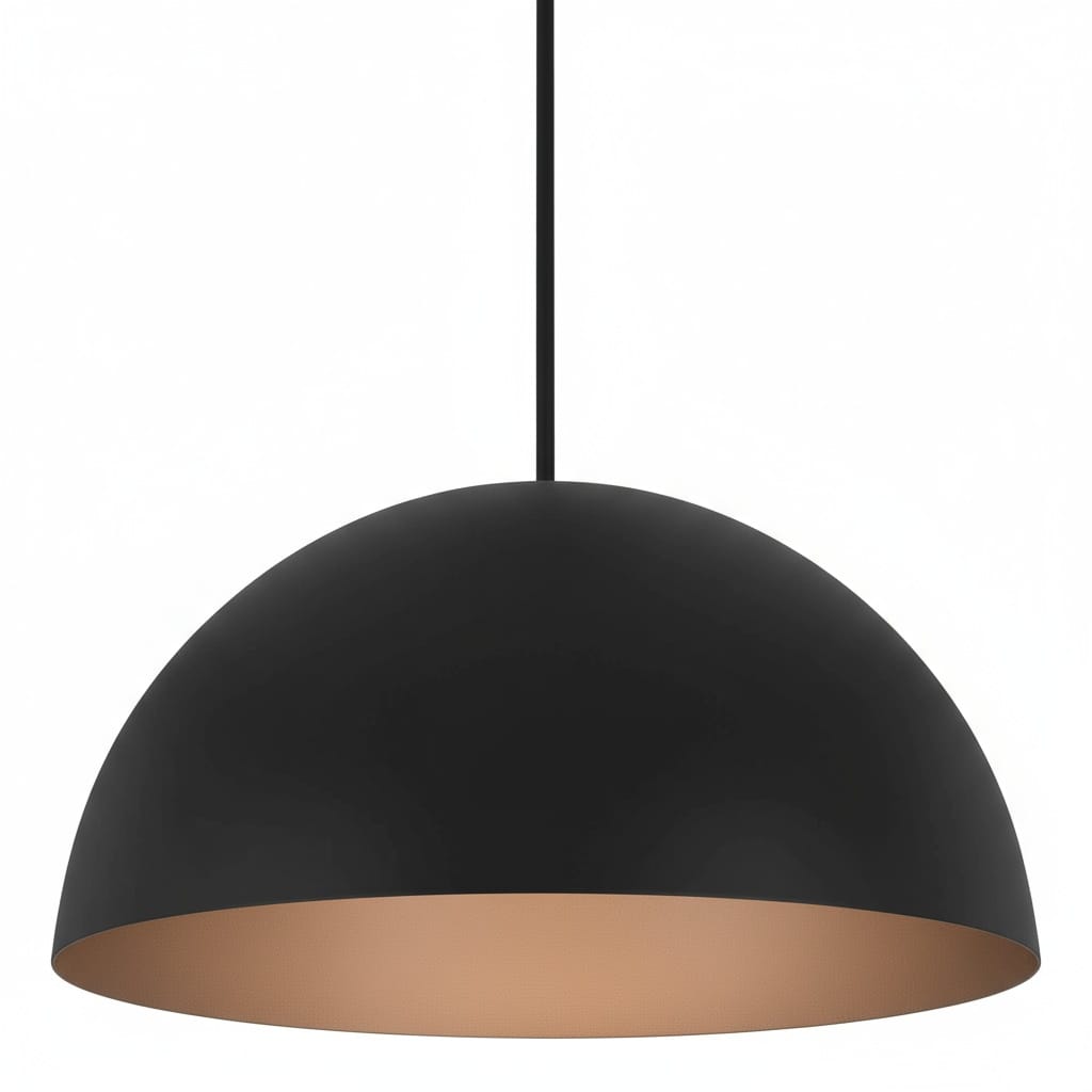 24 inch Black Steel LED Pendant for Dining Room Lighting