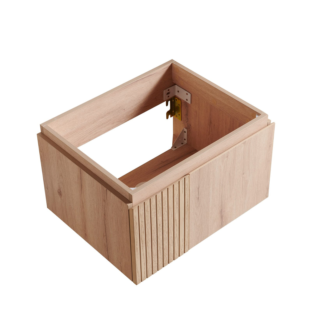 24" MURI White Oak Woodgrain Plywood Cabinet - Storage & Style