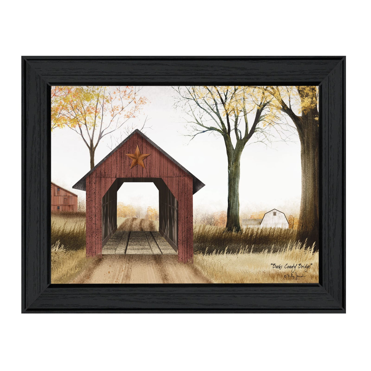 Black Framed Billy Jacobs Printed Wall Art Poster
