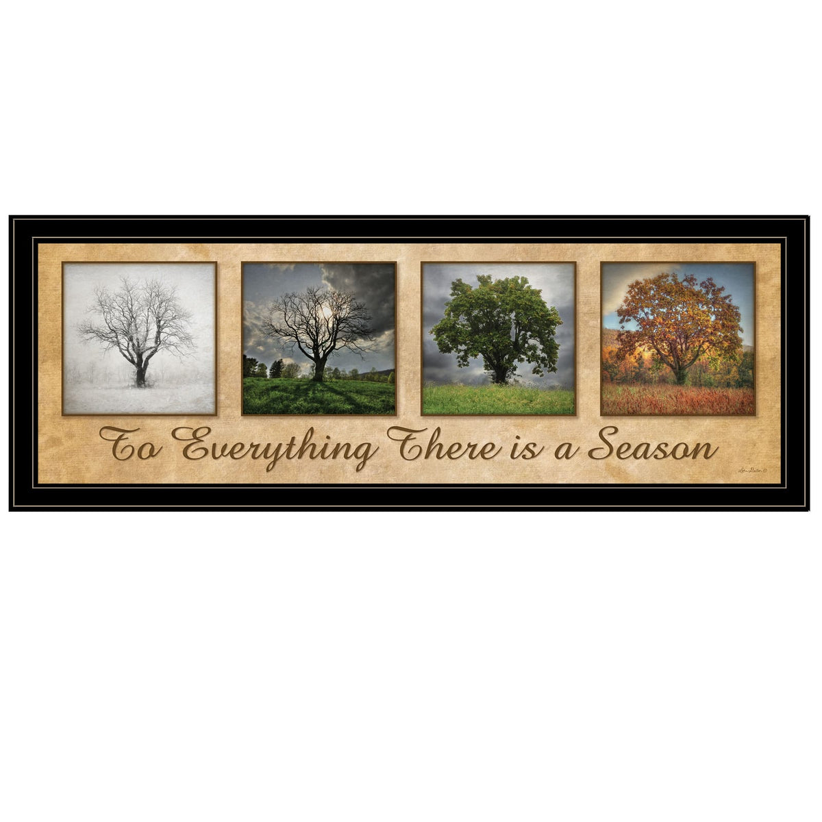 Black Framed Print Wall Art - Small Space Decor