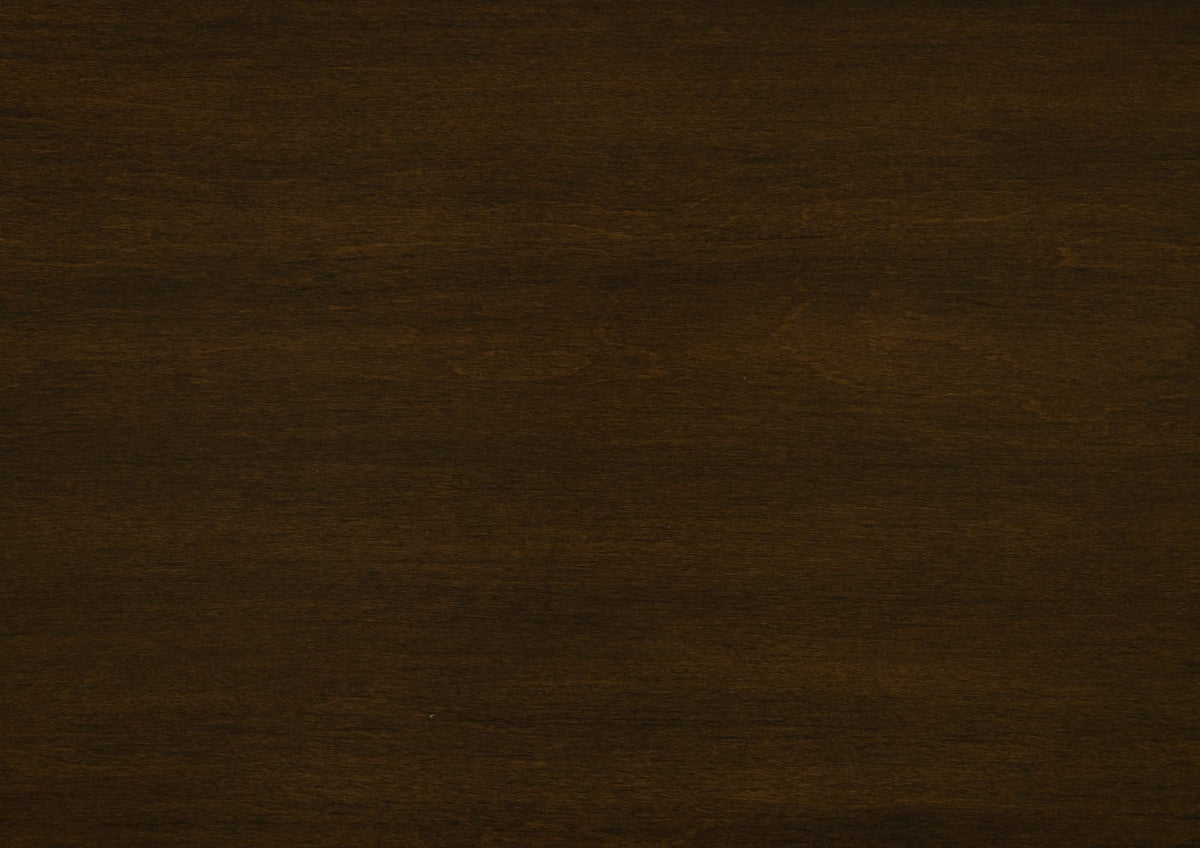 Cherry Wood Dining Chairs Set of 2 - Leather Upholstered