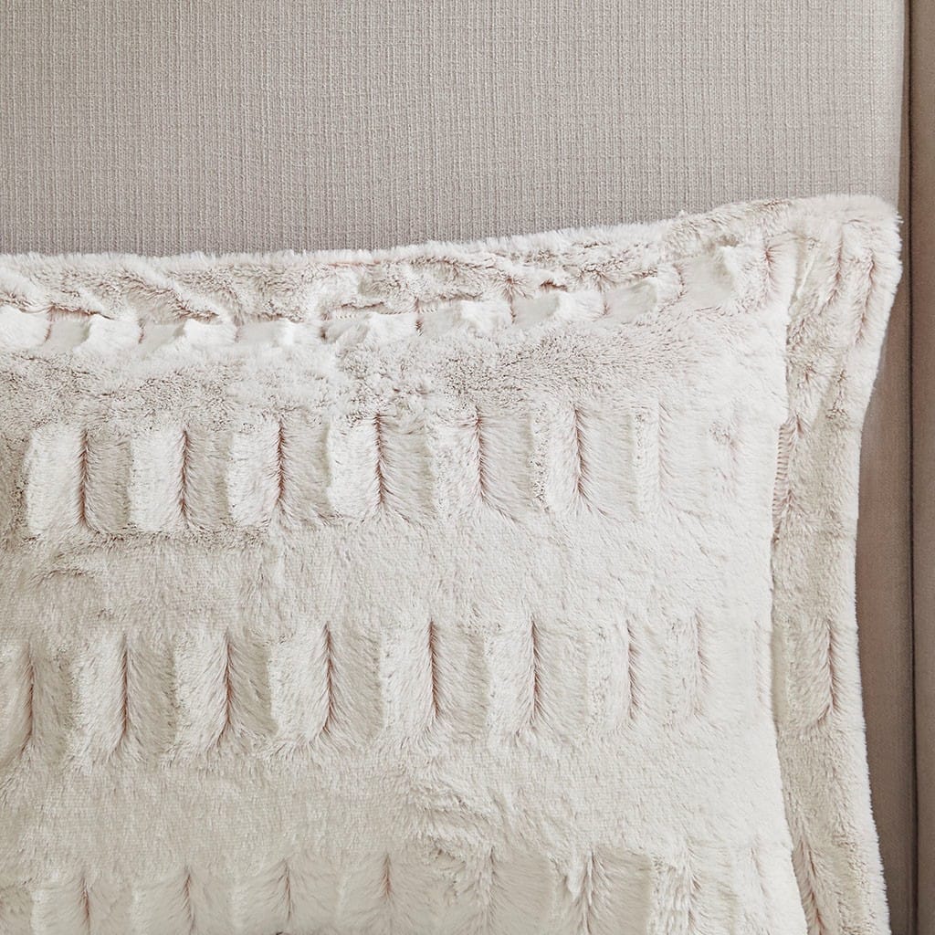 White Twin Comforter Set - Plush Polyester Bedding