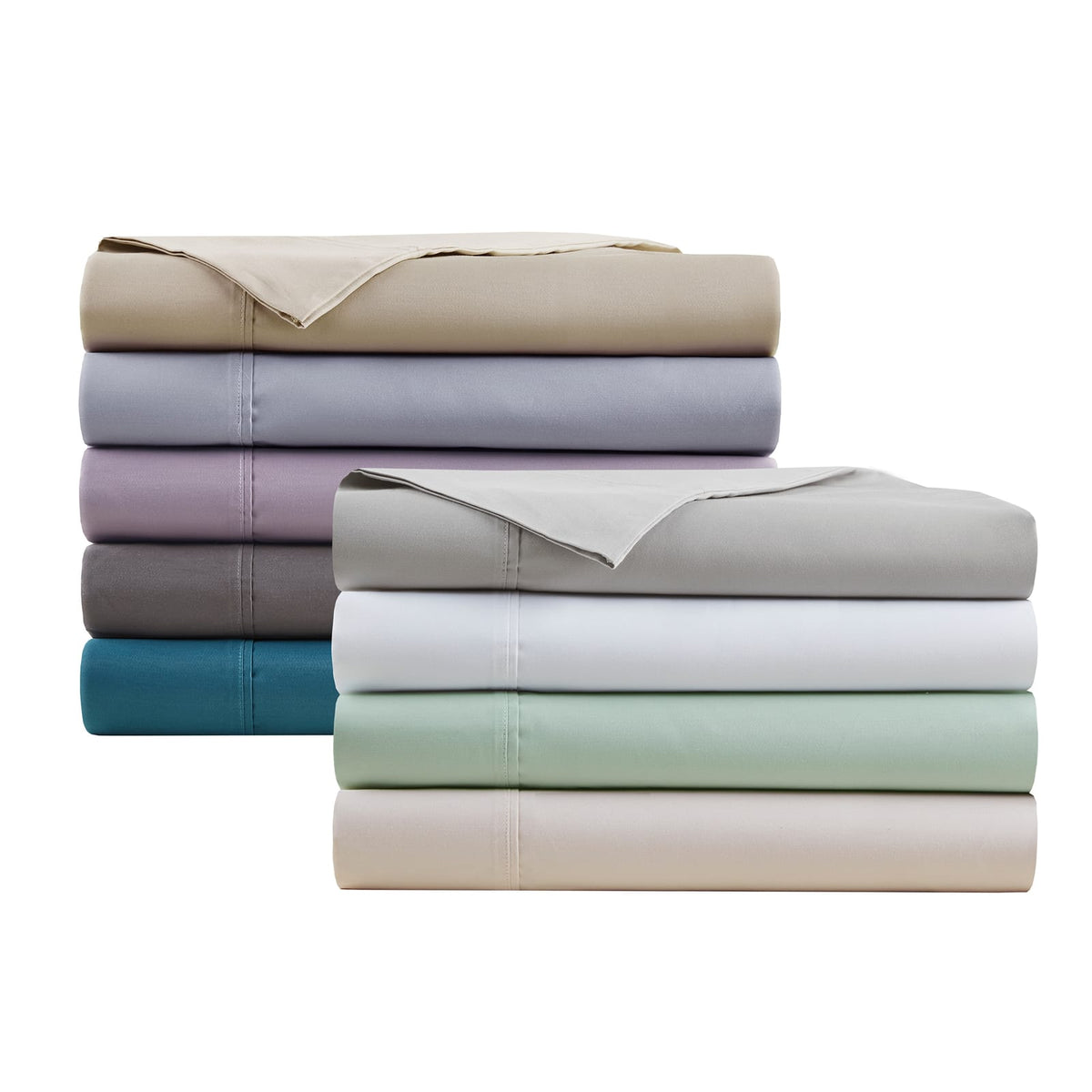Seafoam Cotton Cooling Sheet Set - Full Size