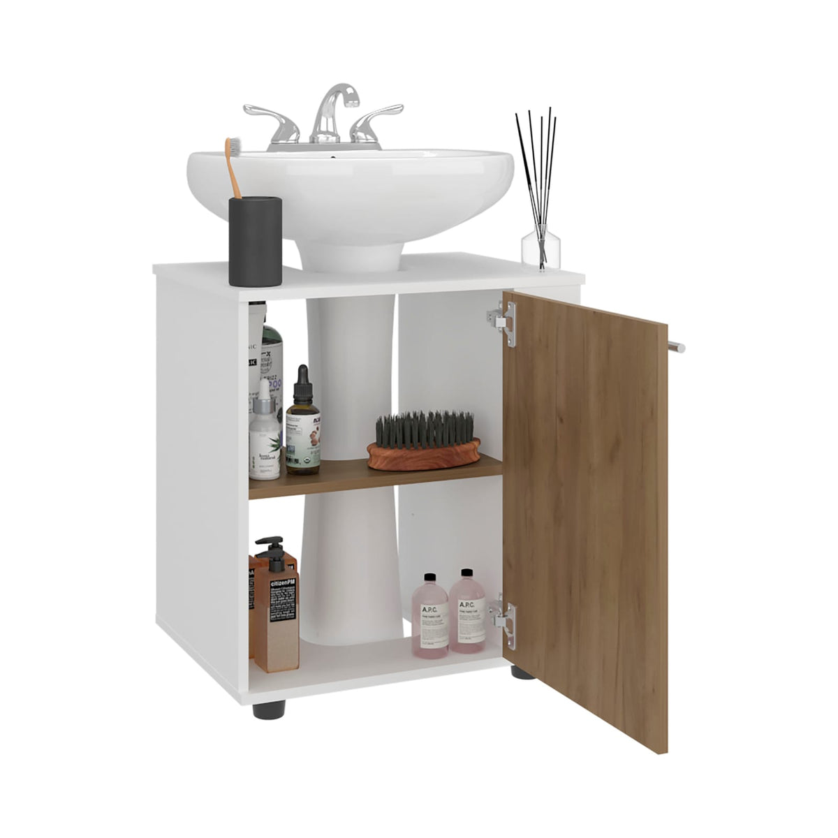 Multicolor Bathroom Vanity Cabinet Under Sink Storage