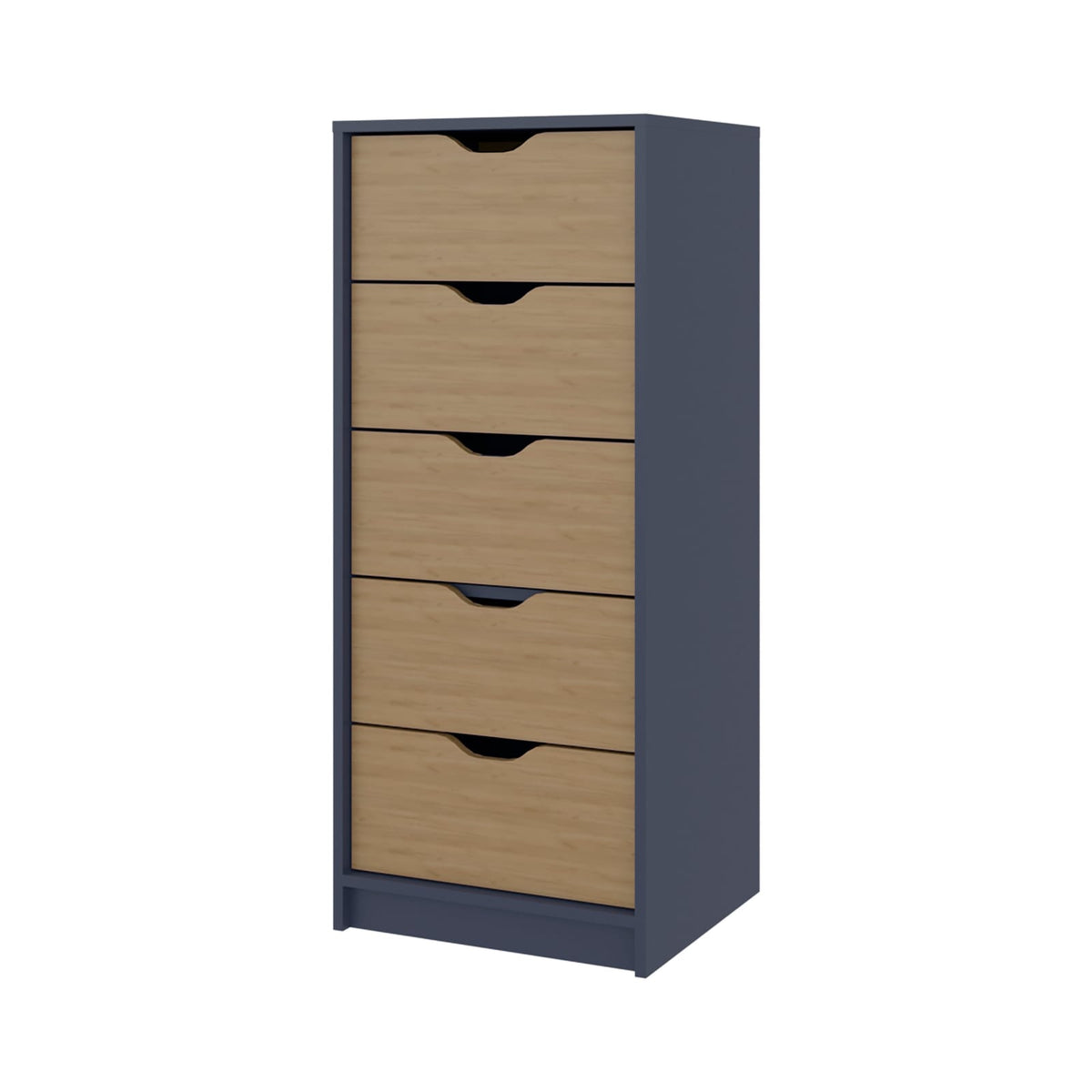 5-Drawer Oak Dresser - Modern Bedroom Storage