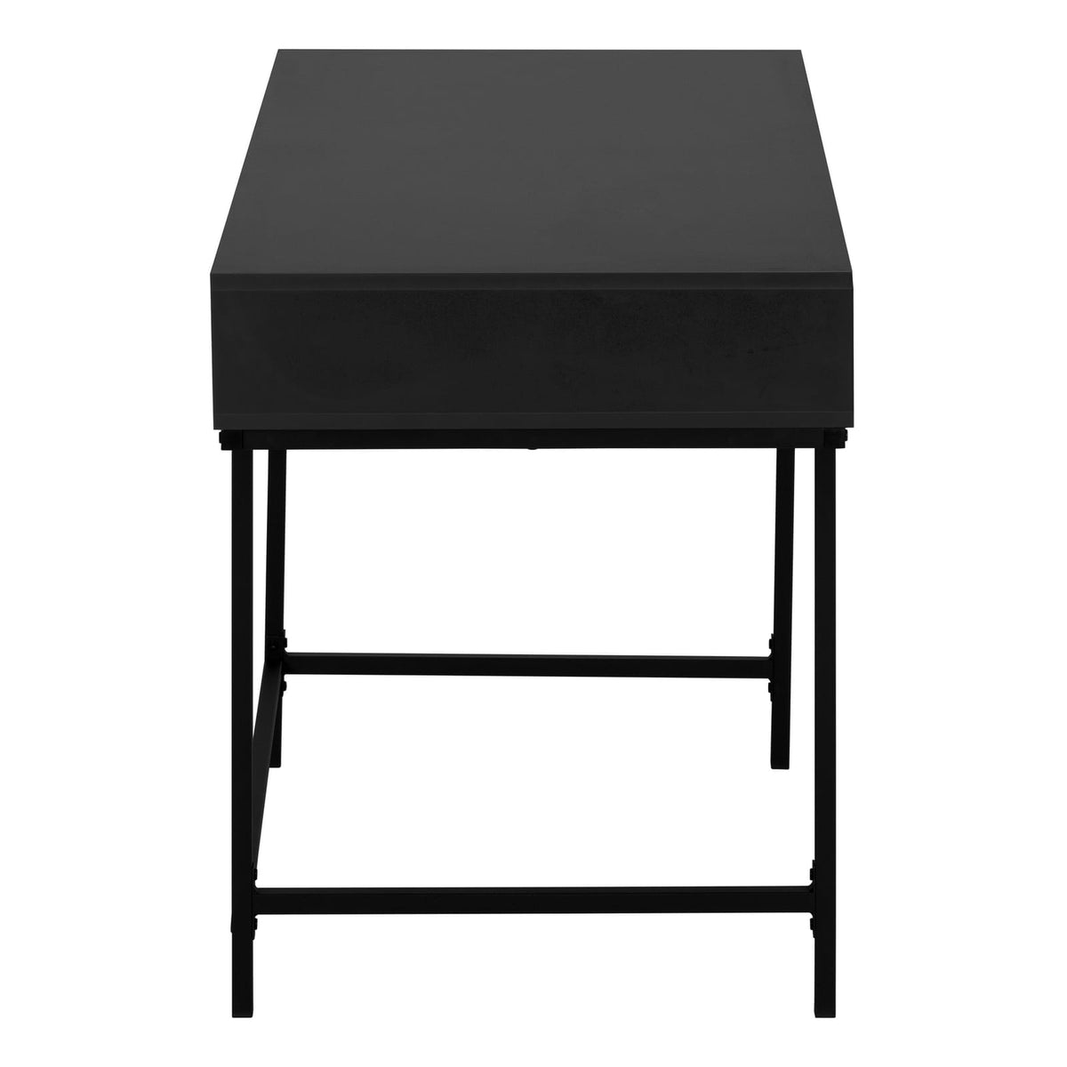 Black Computer Desk with Storage Drawers - 48" L for Home Office