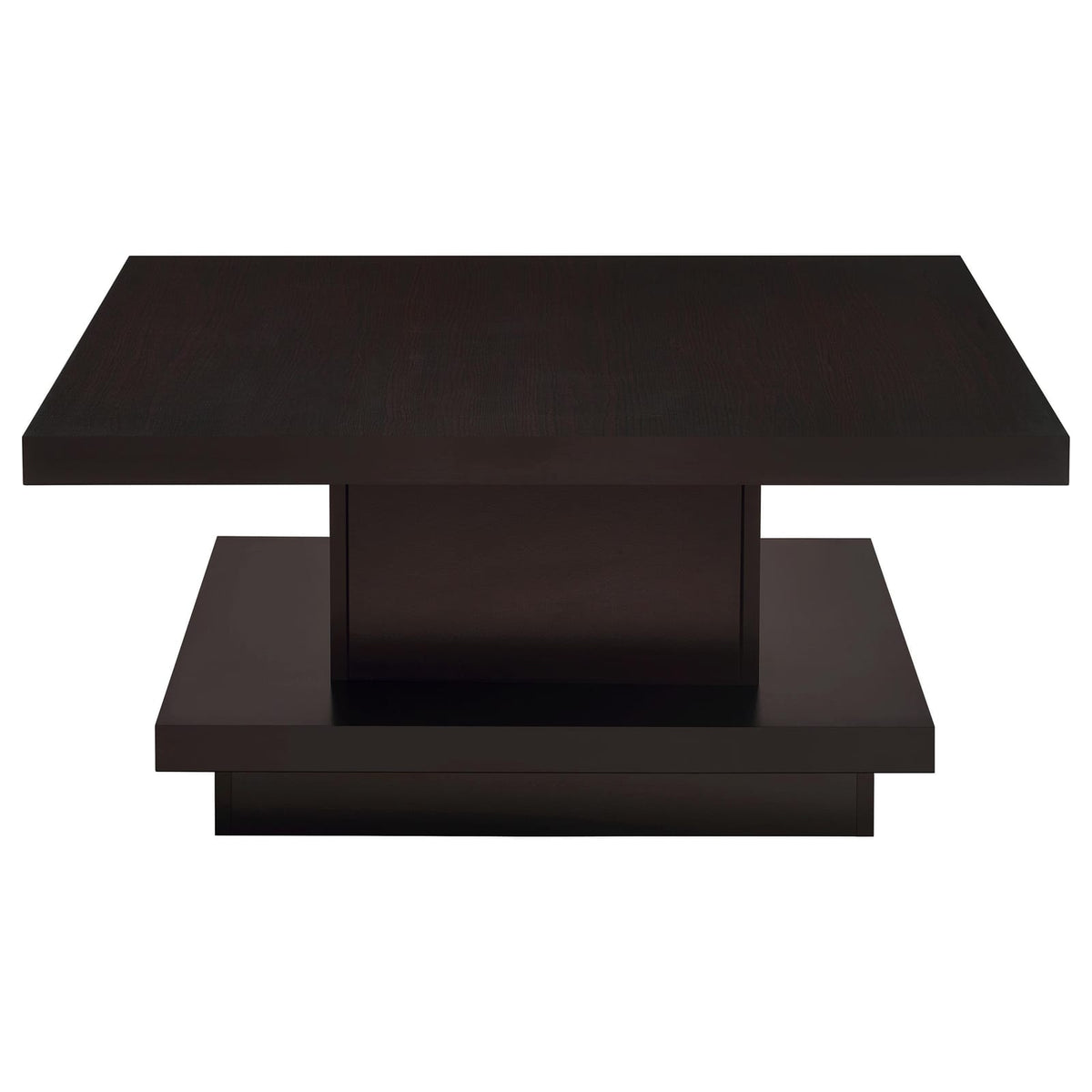 Cappuccino 3-Piece Square Coffee & End Table Set - Engineered Wood
