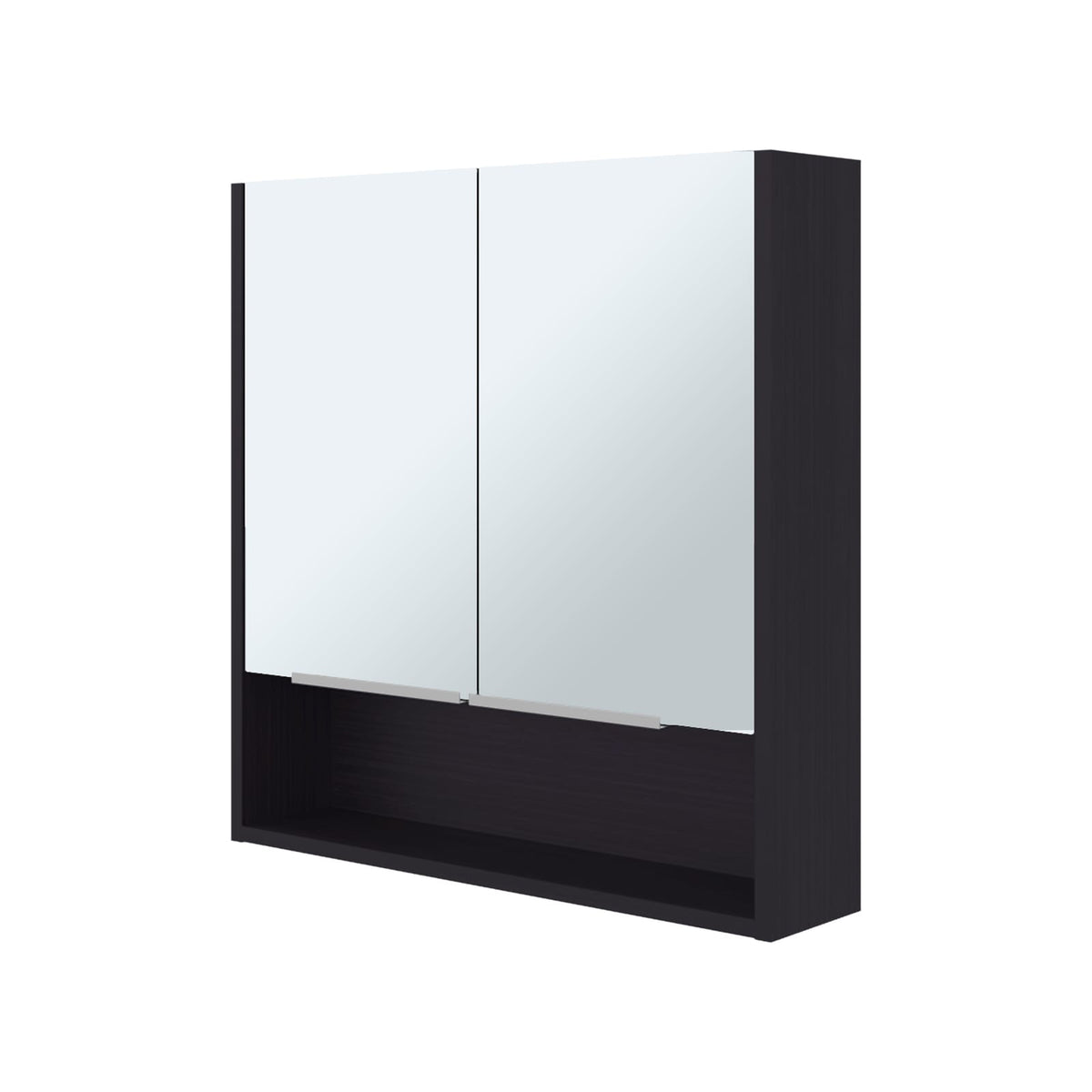 Black Medicine Cabinet - 23.4" Wide Storage Shelf