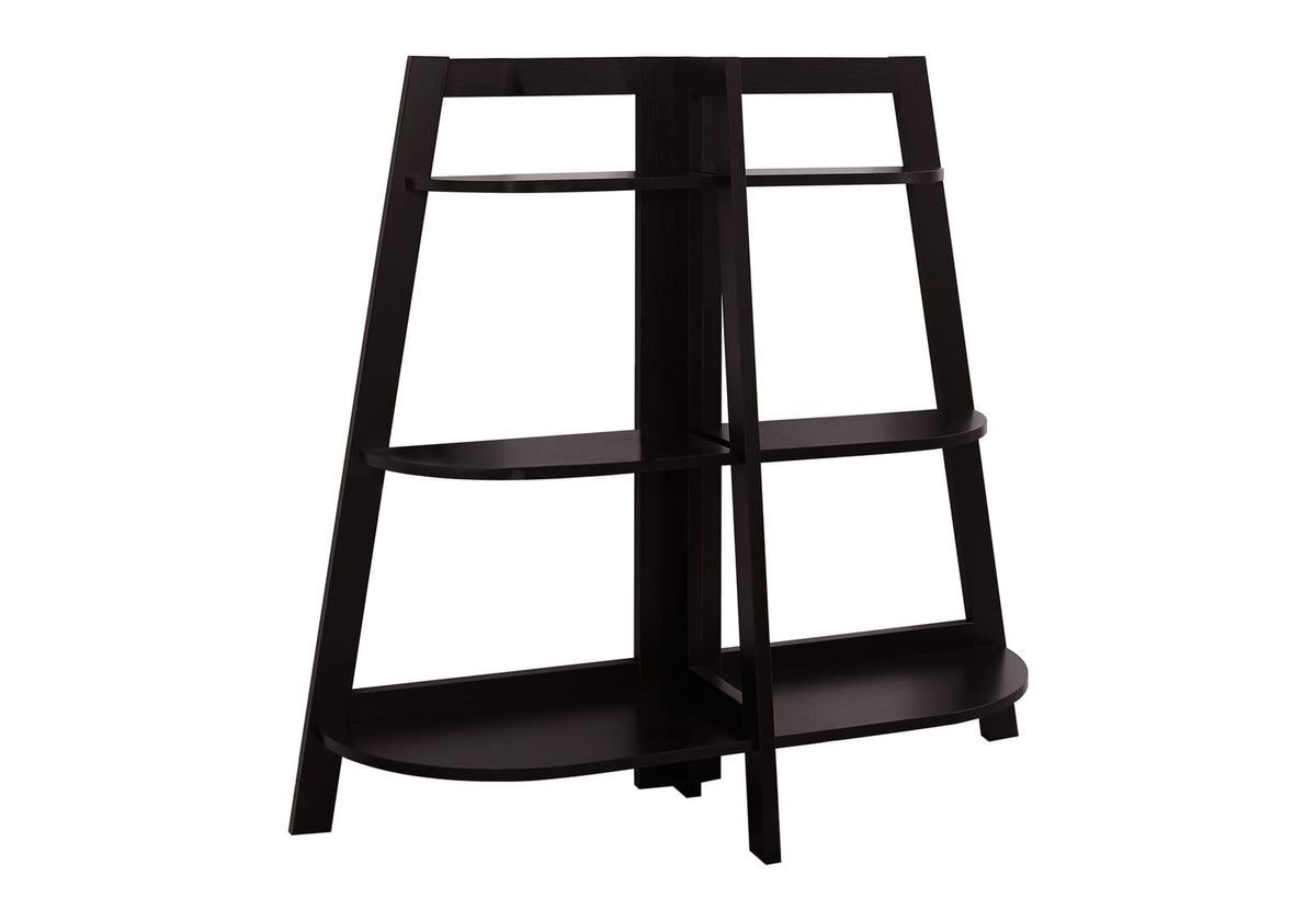 Espresso 3-Tier Bookshelf - Display & Storage