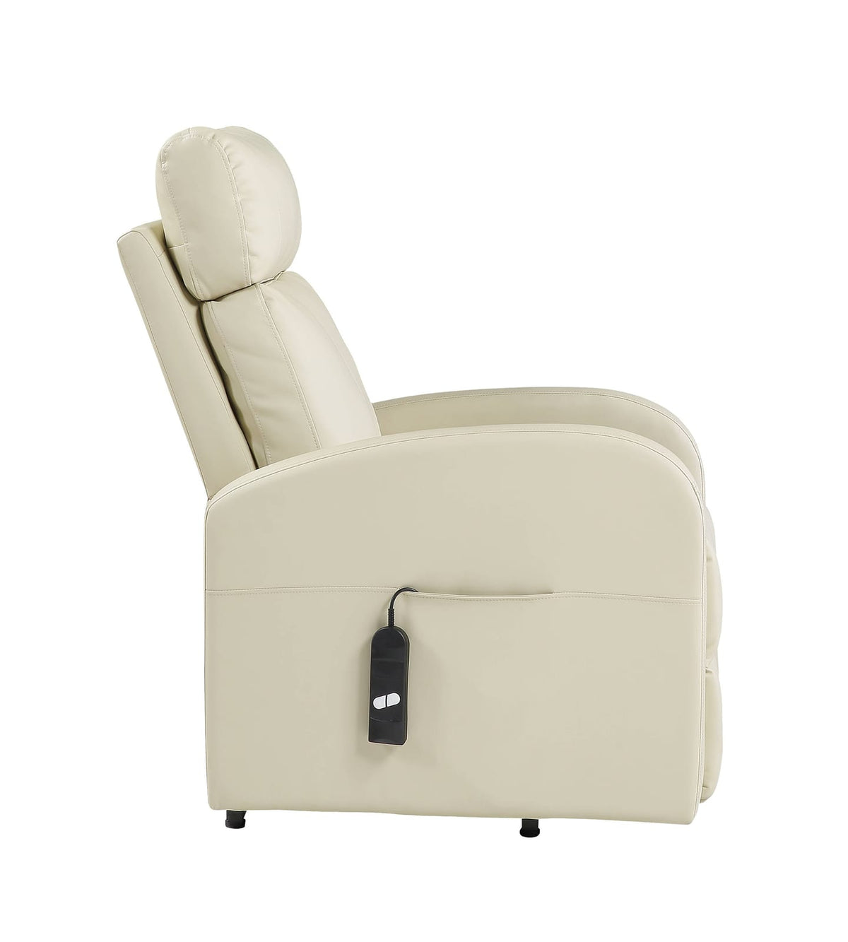 Beige Power Lift Recliner - 37" Wide Sofa Recliner