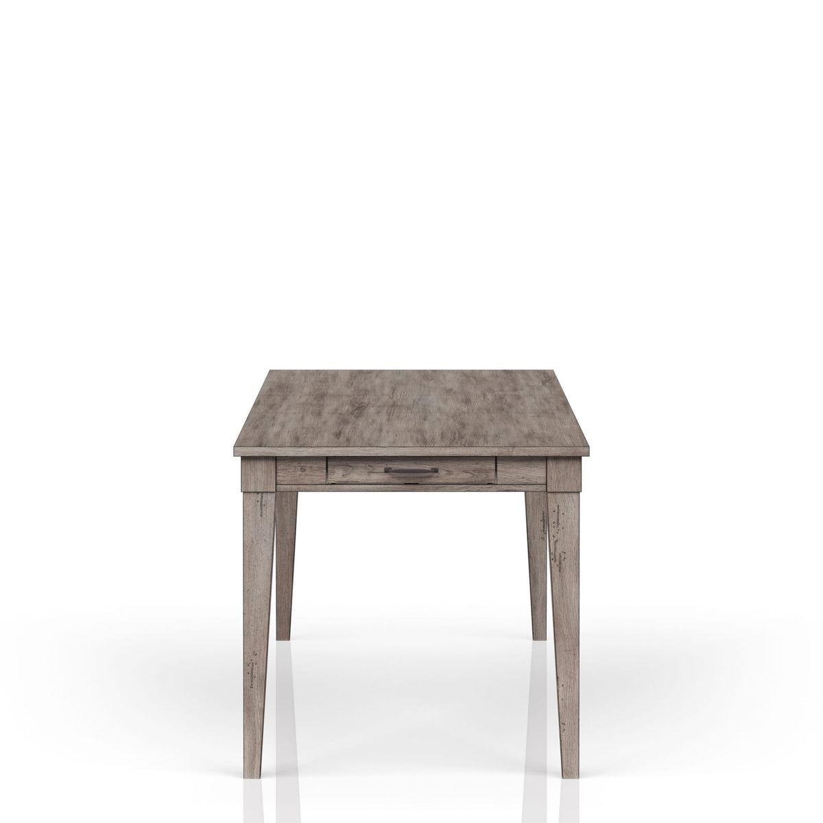 Rustic Gray Dining Table - Two Storage Drawers, Seats 8