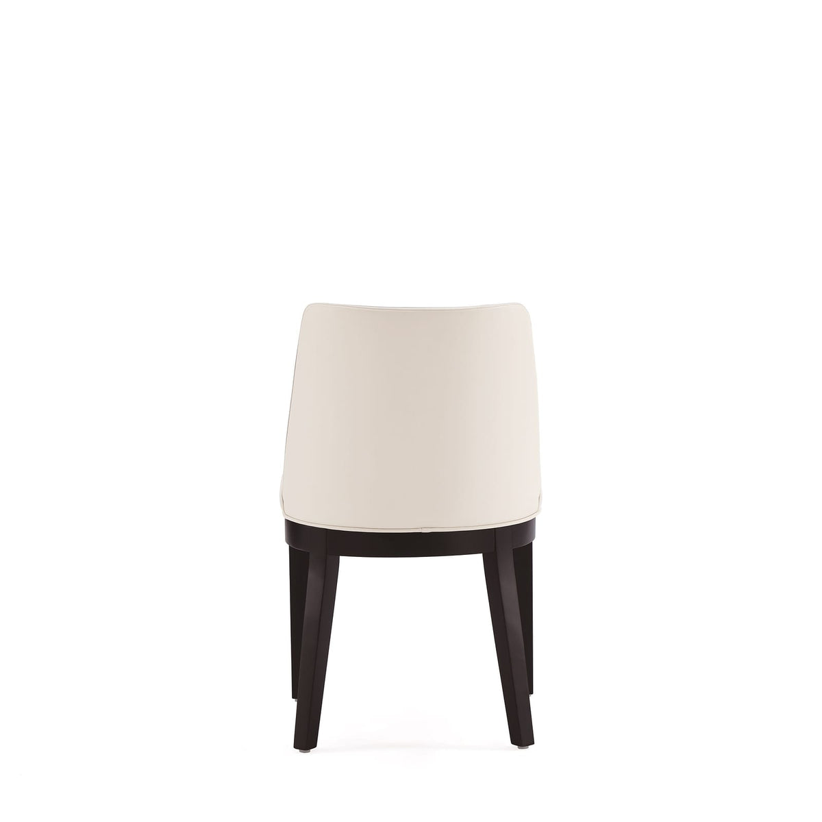 Ivory Wood Dining Chairs - Set of 2 Modern Seating