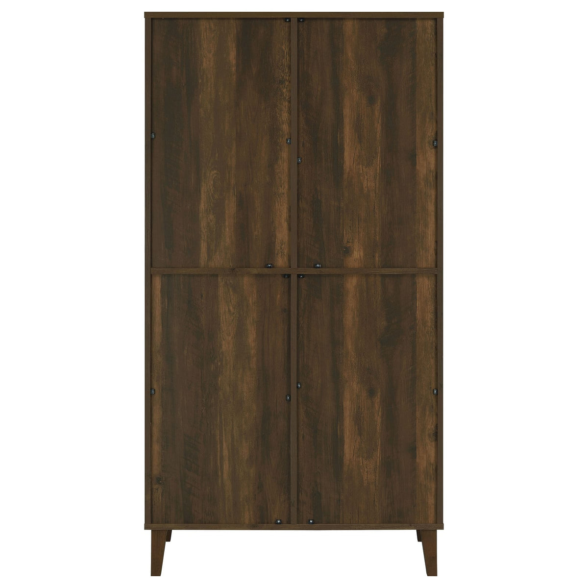 Brown Farmhouse Accent Cabinet - 35.5" Tall