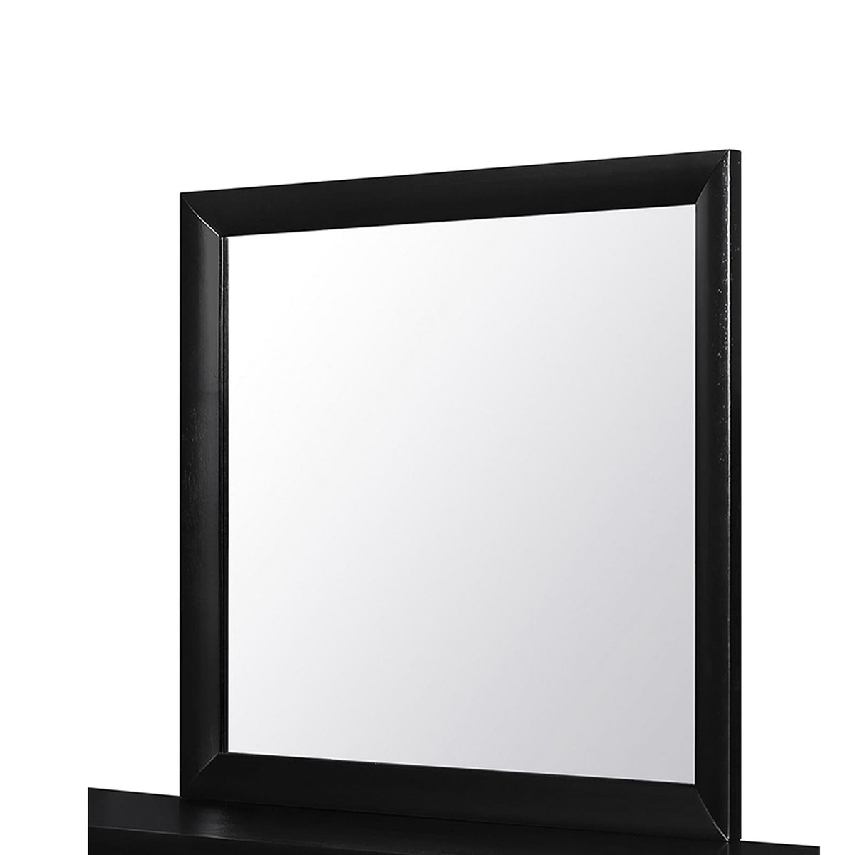 Lucille Black Mirror - Large Scale Vanity Mirror