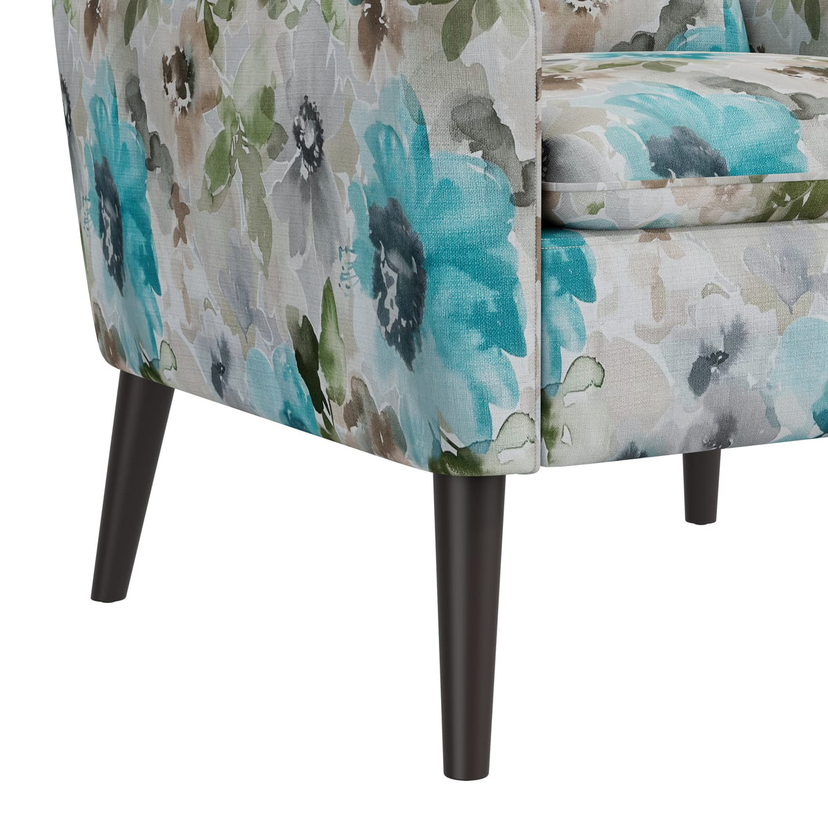 Multi-Colored Polyester Accent Chair - 29.5" for Living Room