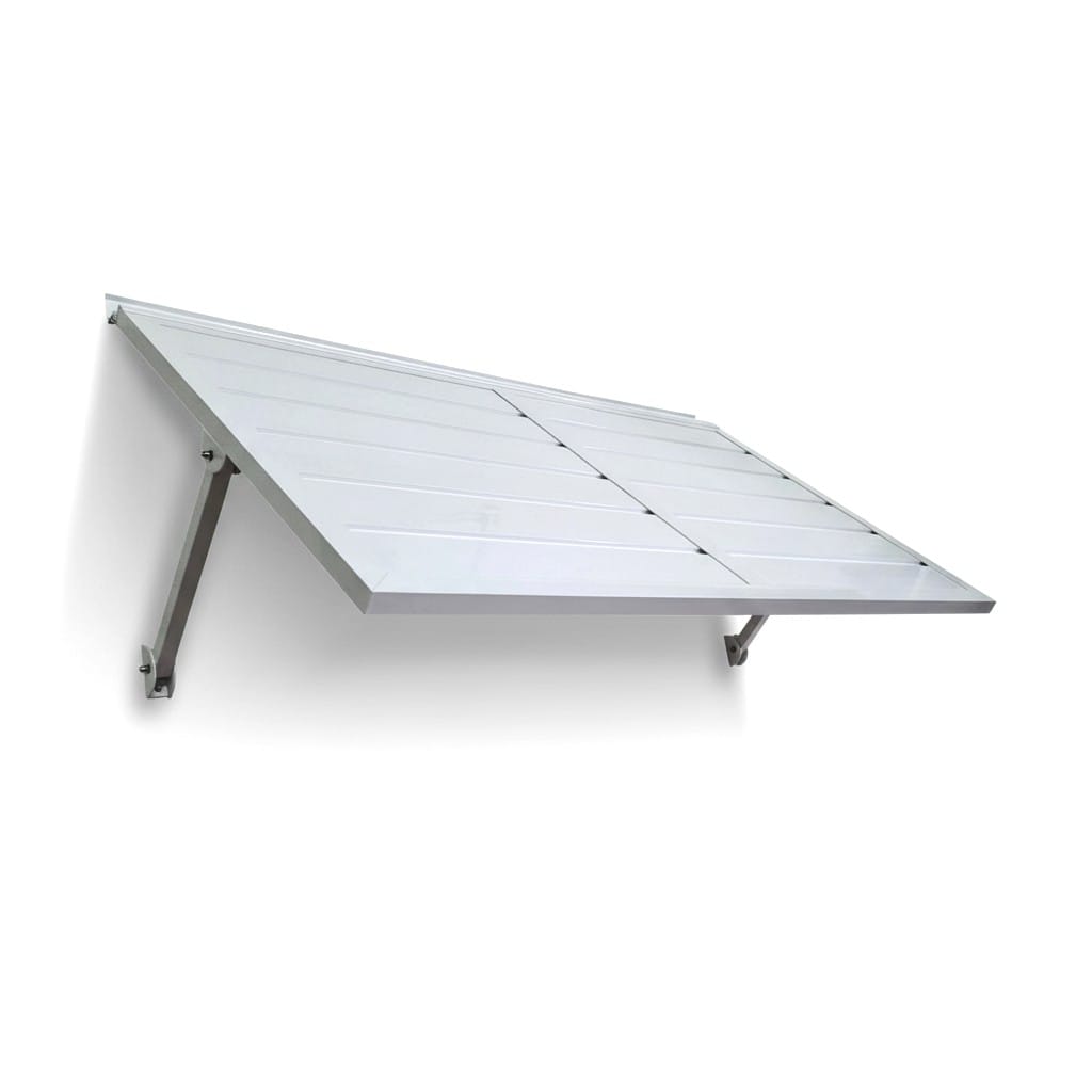 Terrace Metal Awning 4.6 - White: Aluminum Shade for Outdoor Spaces