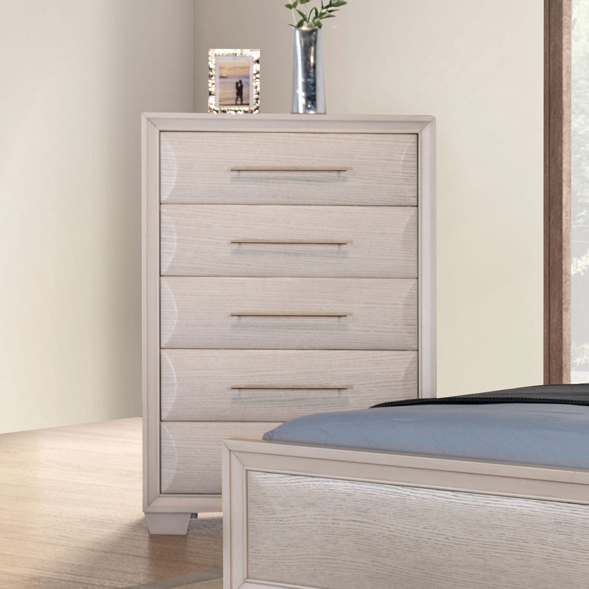 White Oak Solid Wood Dresser - 36" Bedroom Chest