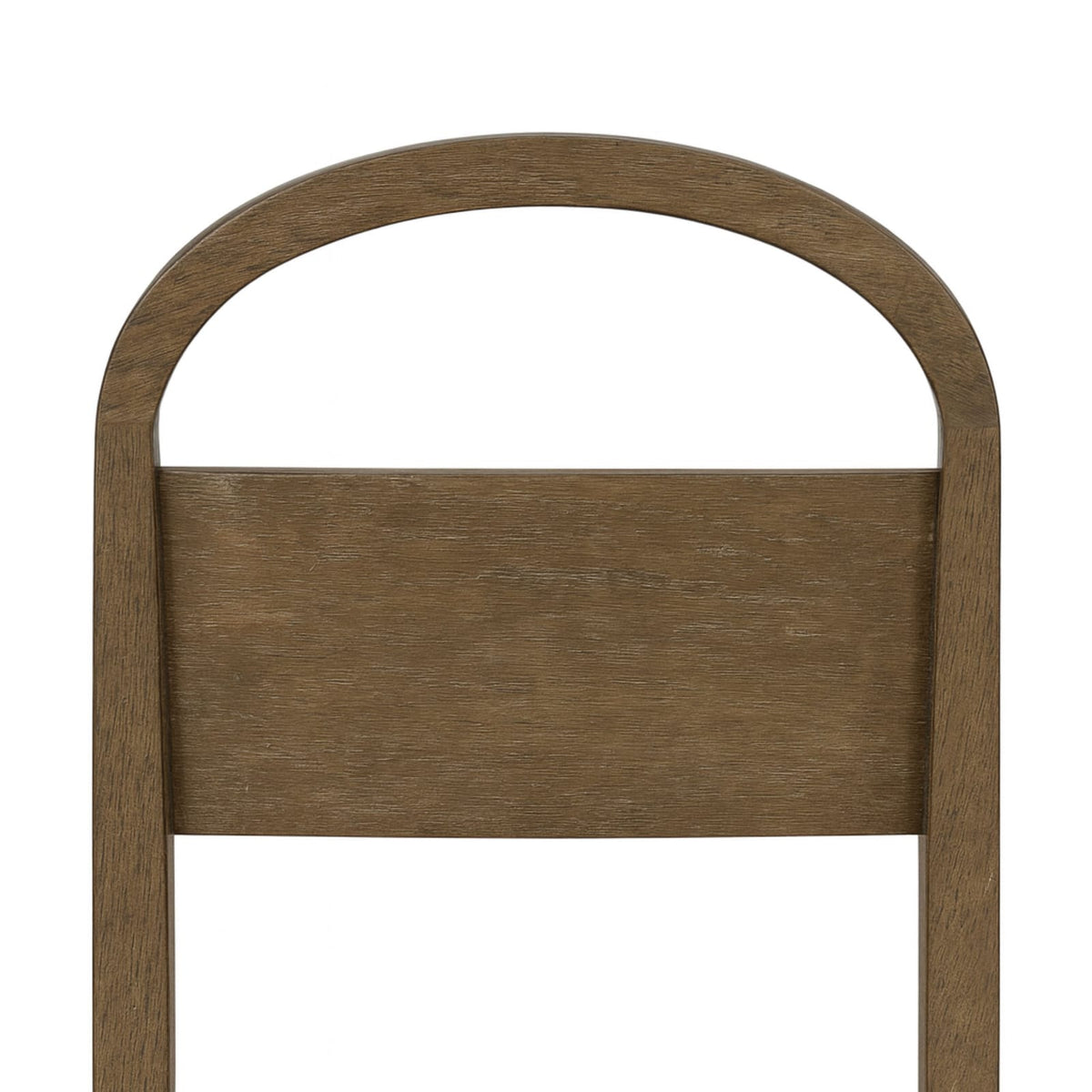 Wood Arch Back Chair - Cocoa/White Sand (Set of 2)
