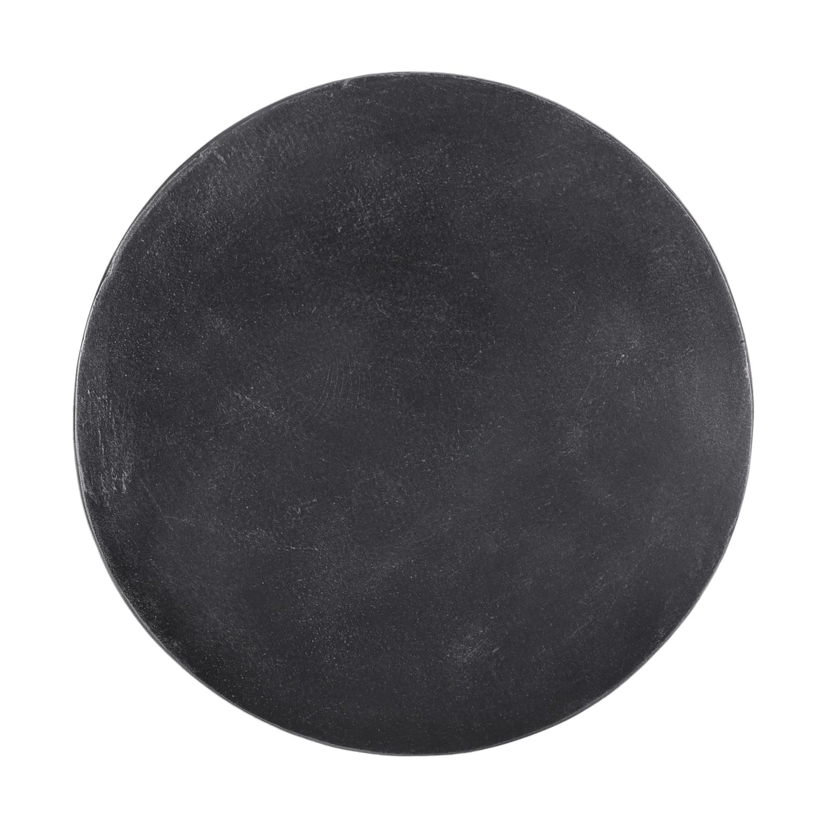 Lightweight Concrete Outdoor Side Table - Matte Black