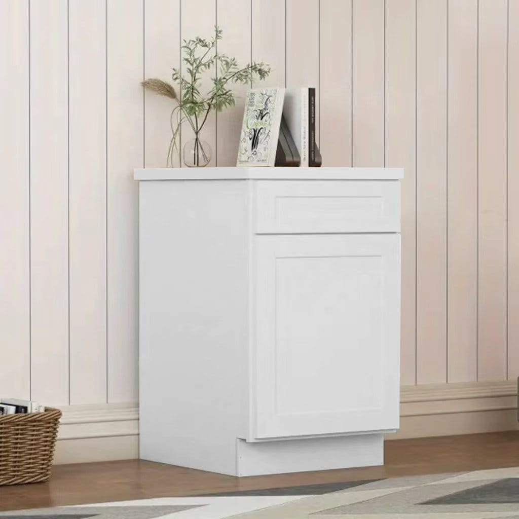 15" White Shaker Cabinet - Storage & Organization
