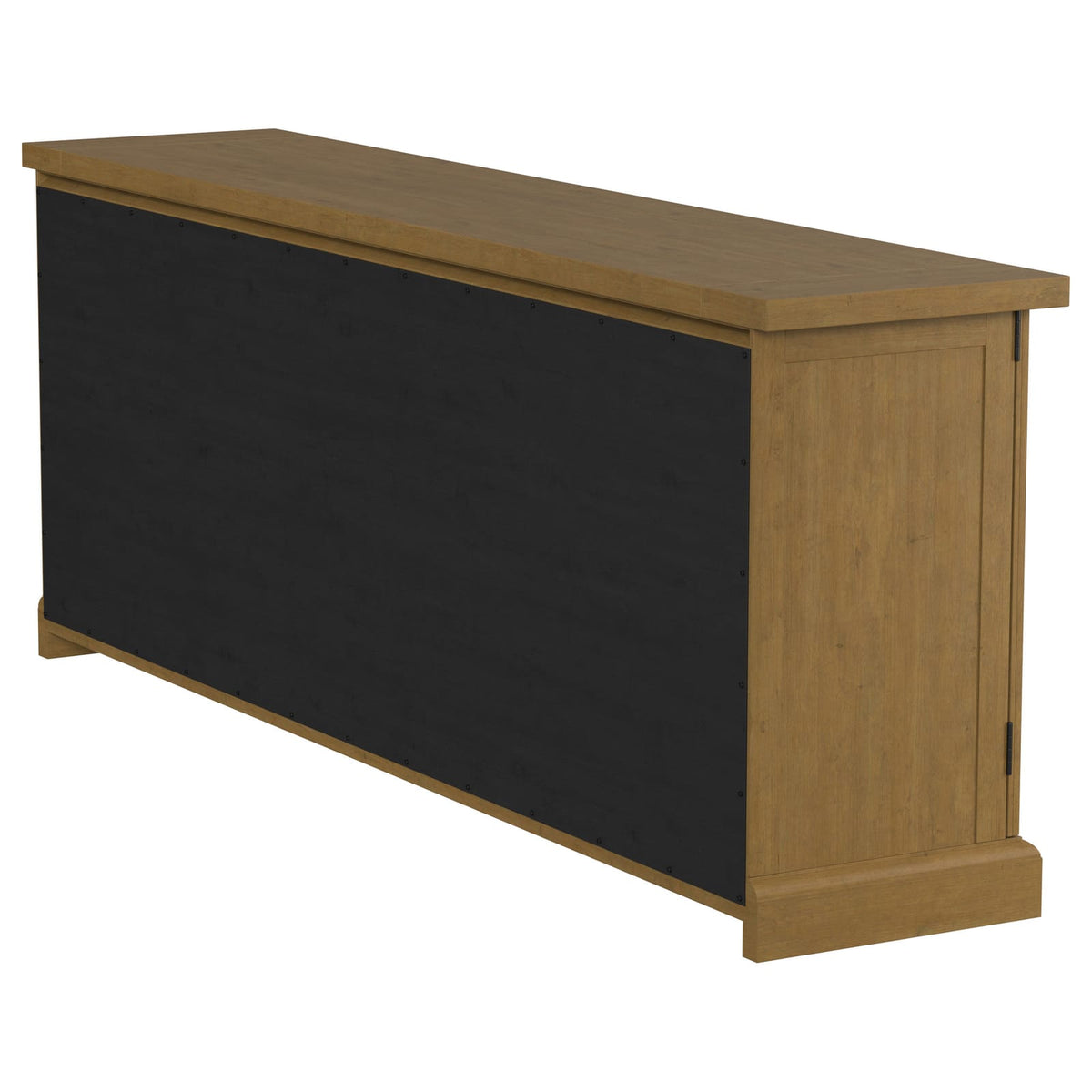 Allende Rustic Honey 4-door Sideboard - Farmhouse Dining Storage