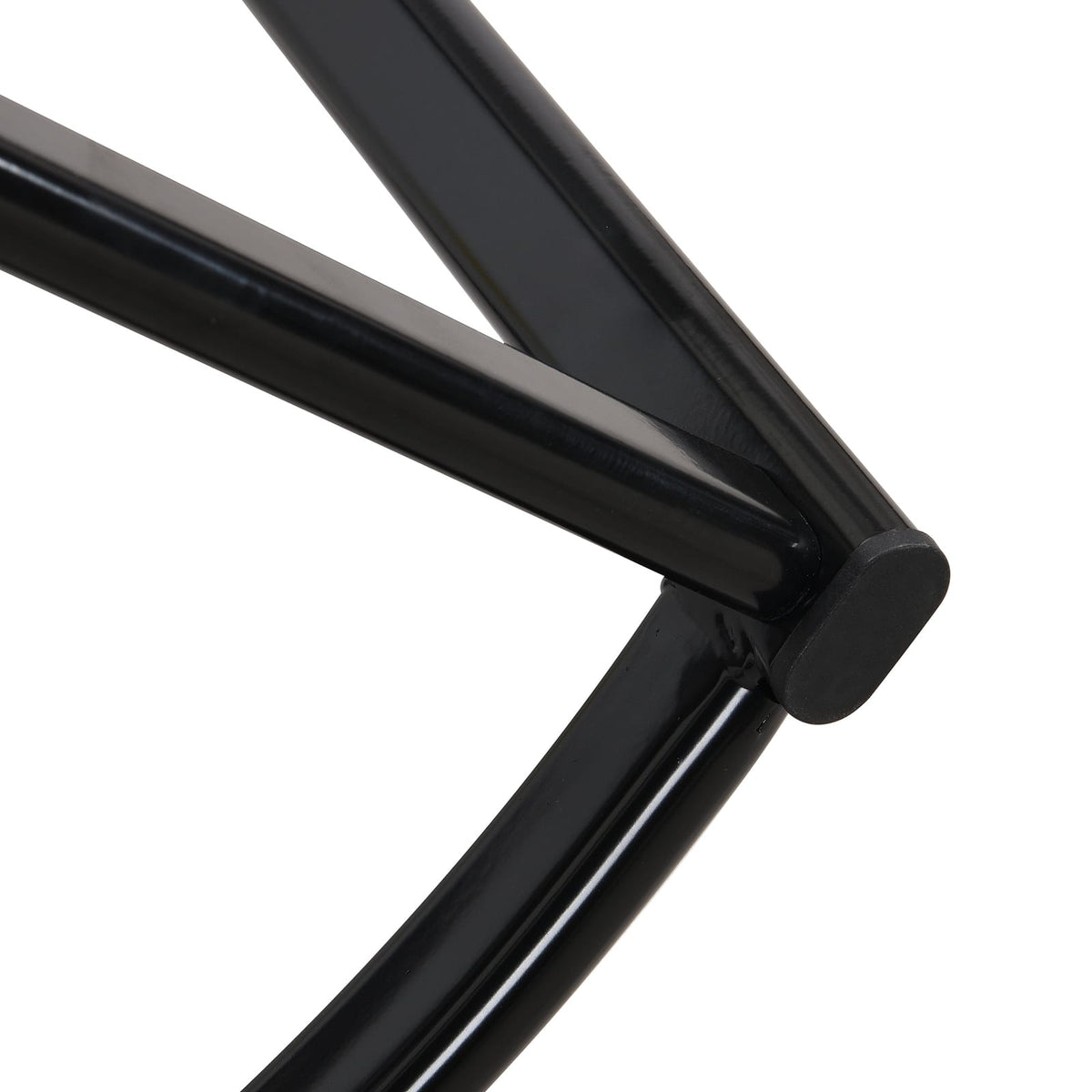 White Black Dining Table Set - 3 Piece Tabletop