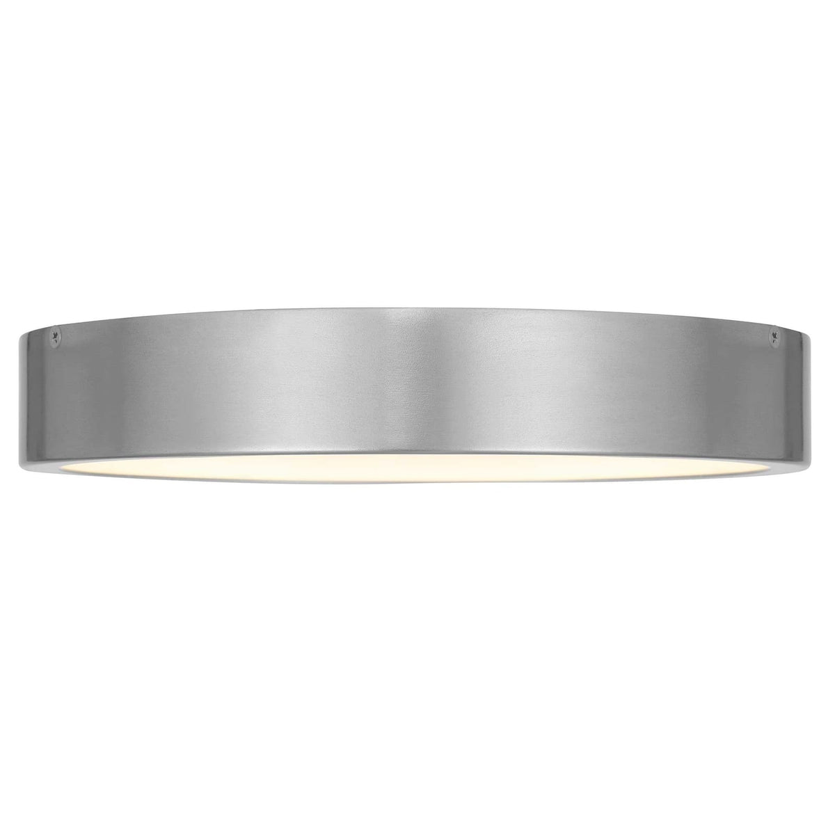 11 Inch Steel LED Flush Mount Light Brushed Nickel for Bedroom