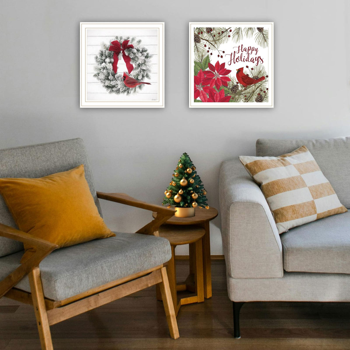Multicolor Wood Paper Wall Art - Living Room Bedroom Decor
