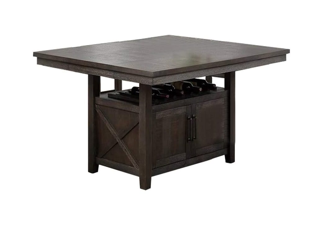Espresso Rectangular Dining Table with Chairs for Dining Room