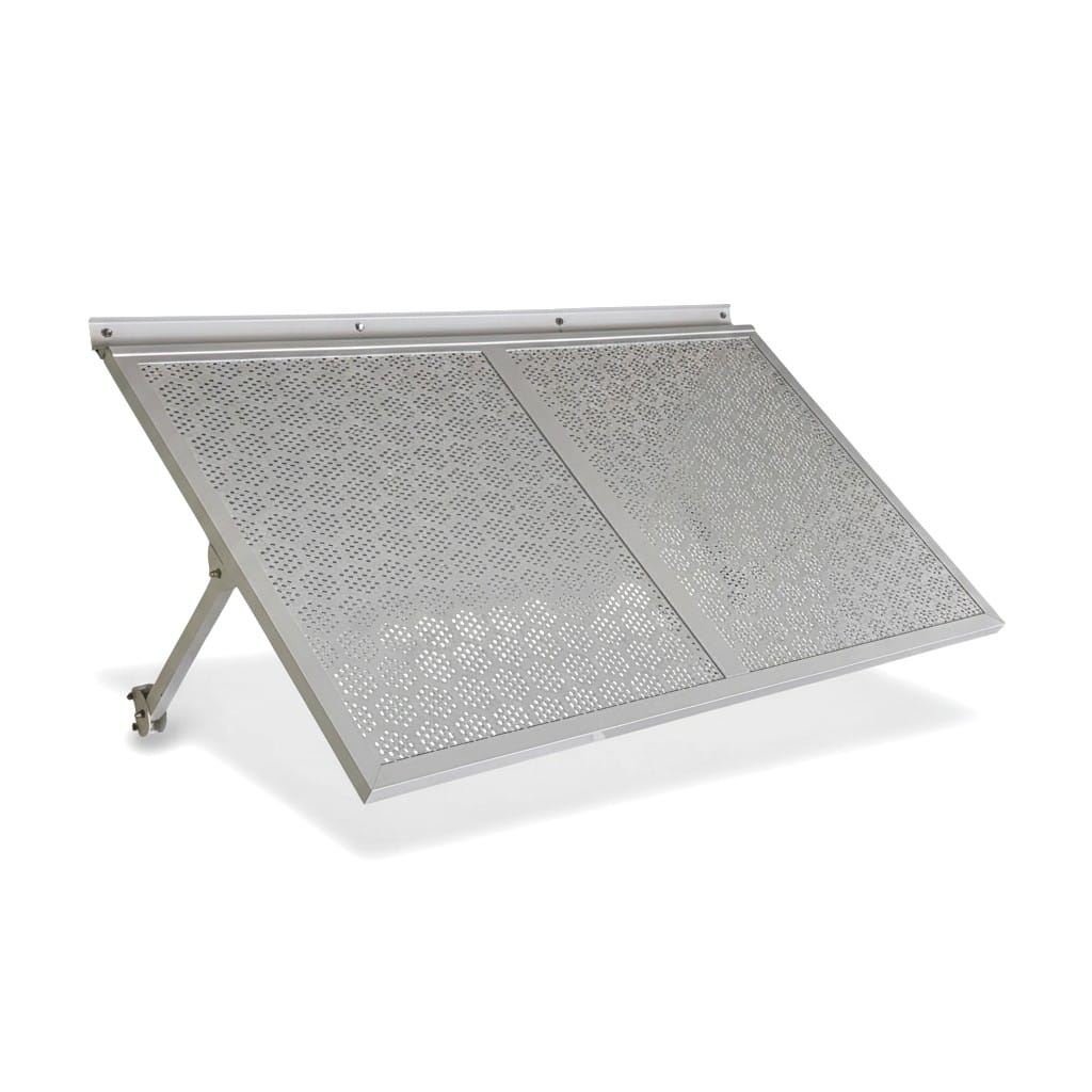 White Aluminium Patio Umbrella 5.6 Foot Canopy
