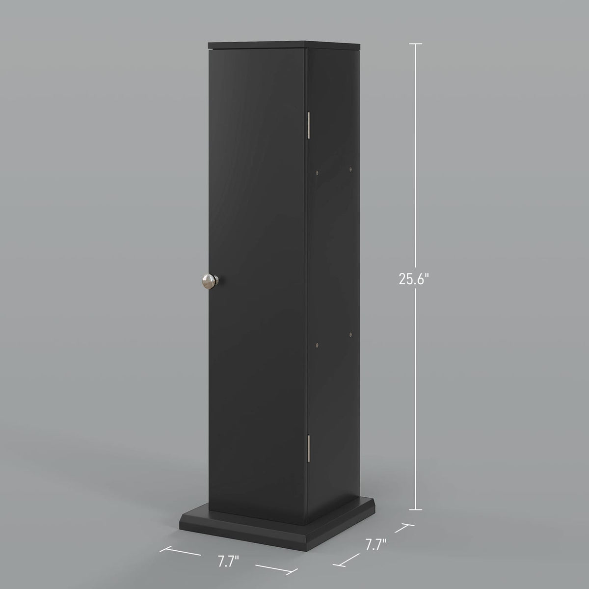 Black Engineered Wood Corner Bathroom Storage Cabinet Upgrade