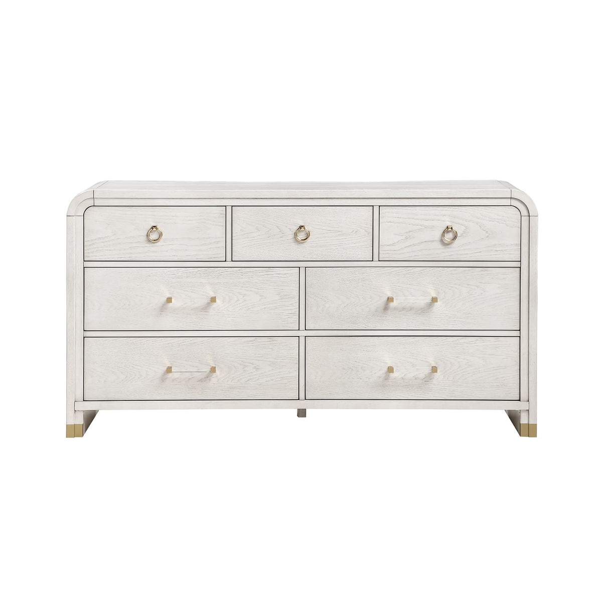68" Oak Dresser - Contemporary Bedroom Storage