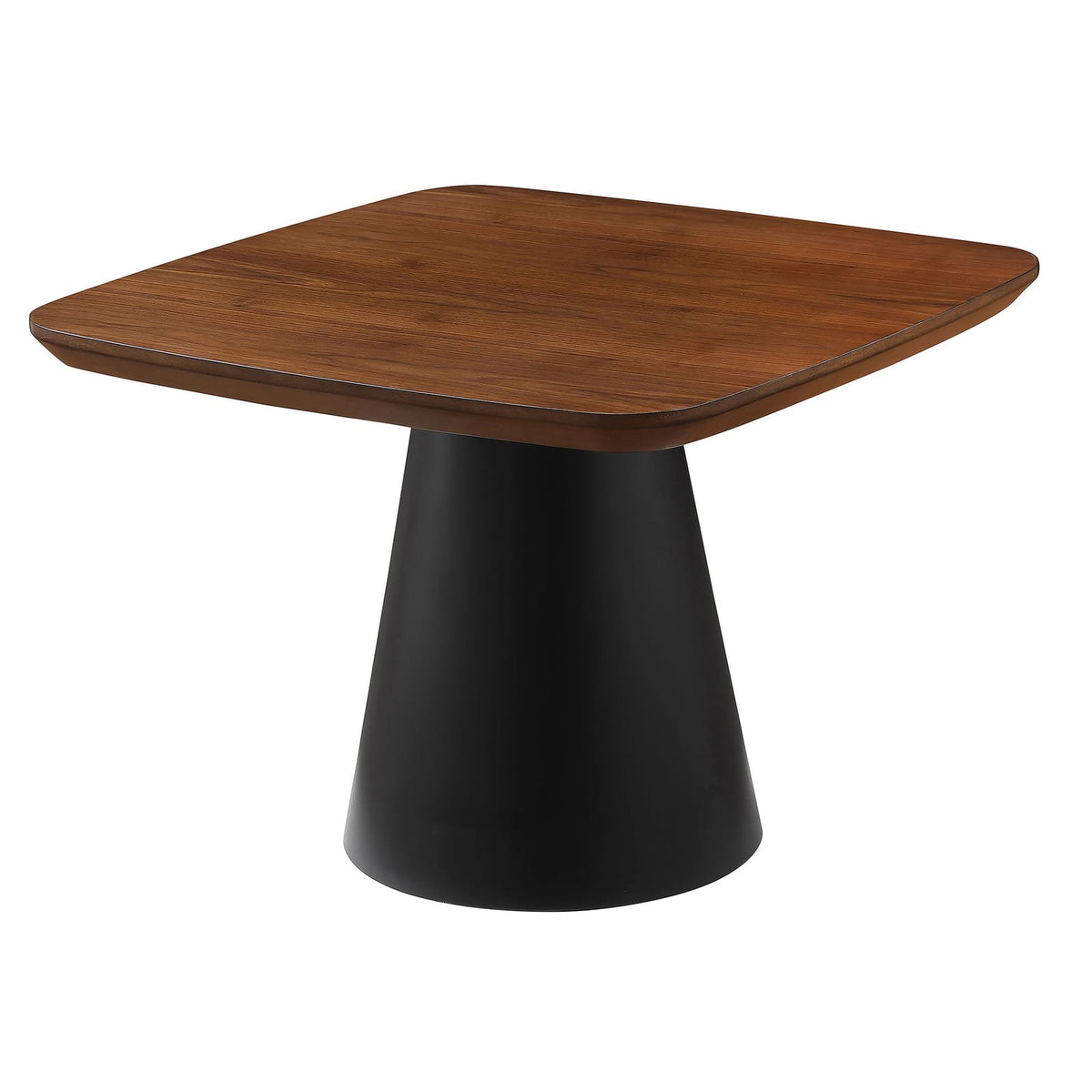 Walnut Contemporary Coffee Table Set for Living Room Style