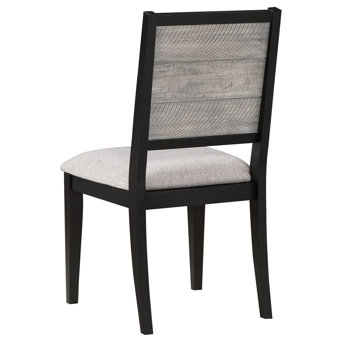 Black Farmhouse Dining Side Chairs Set of 2