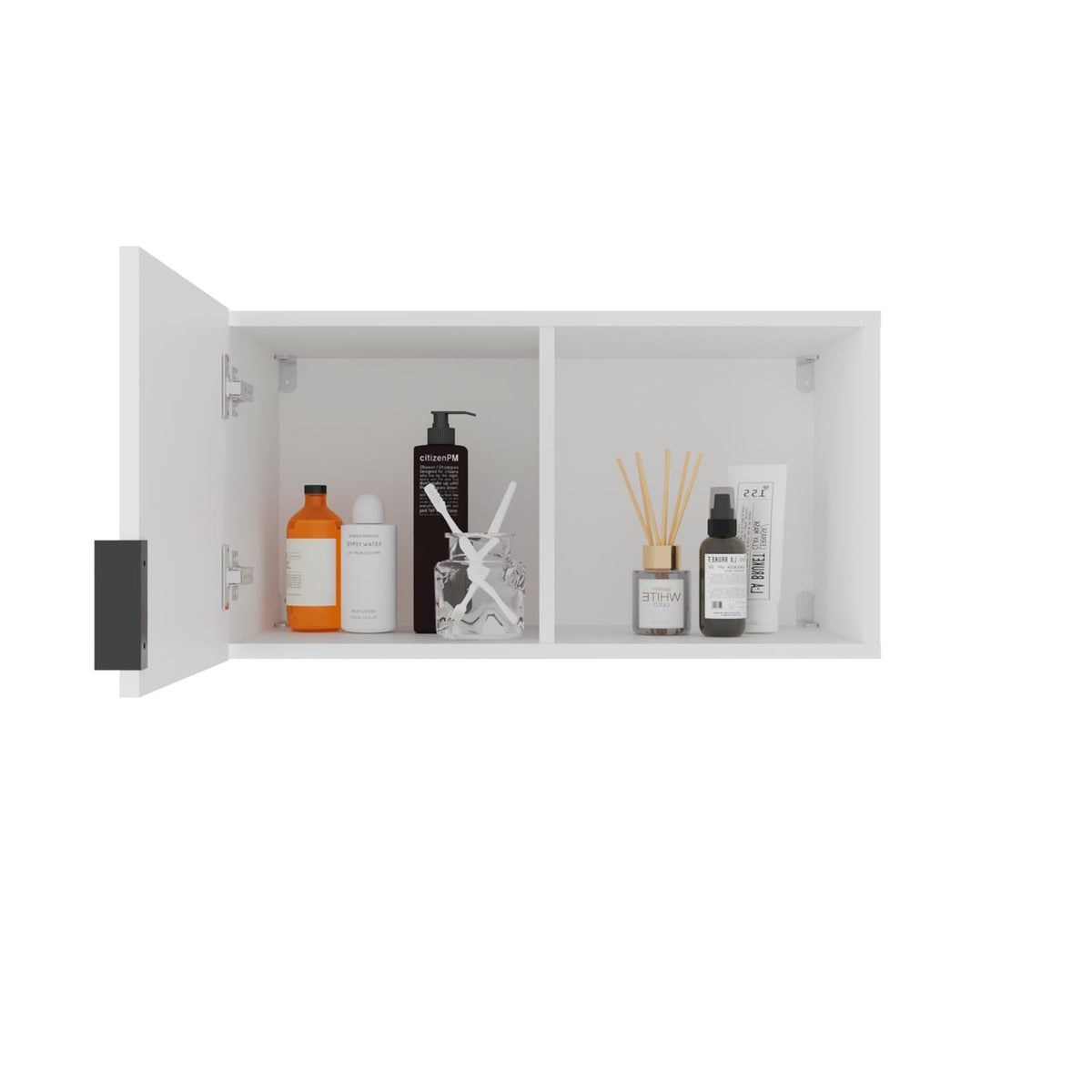Medicine Cabinet with Mirror and Shelves - Modern Bathroom Storage