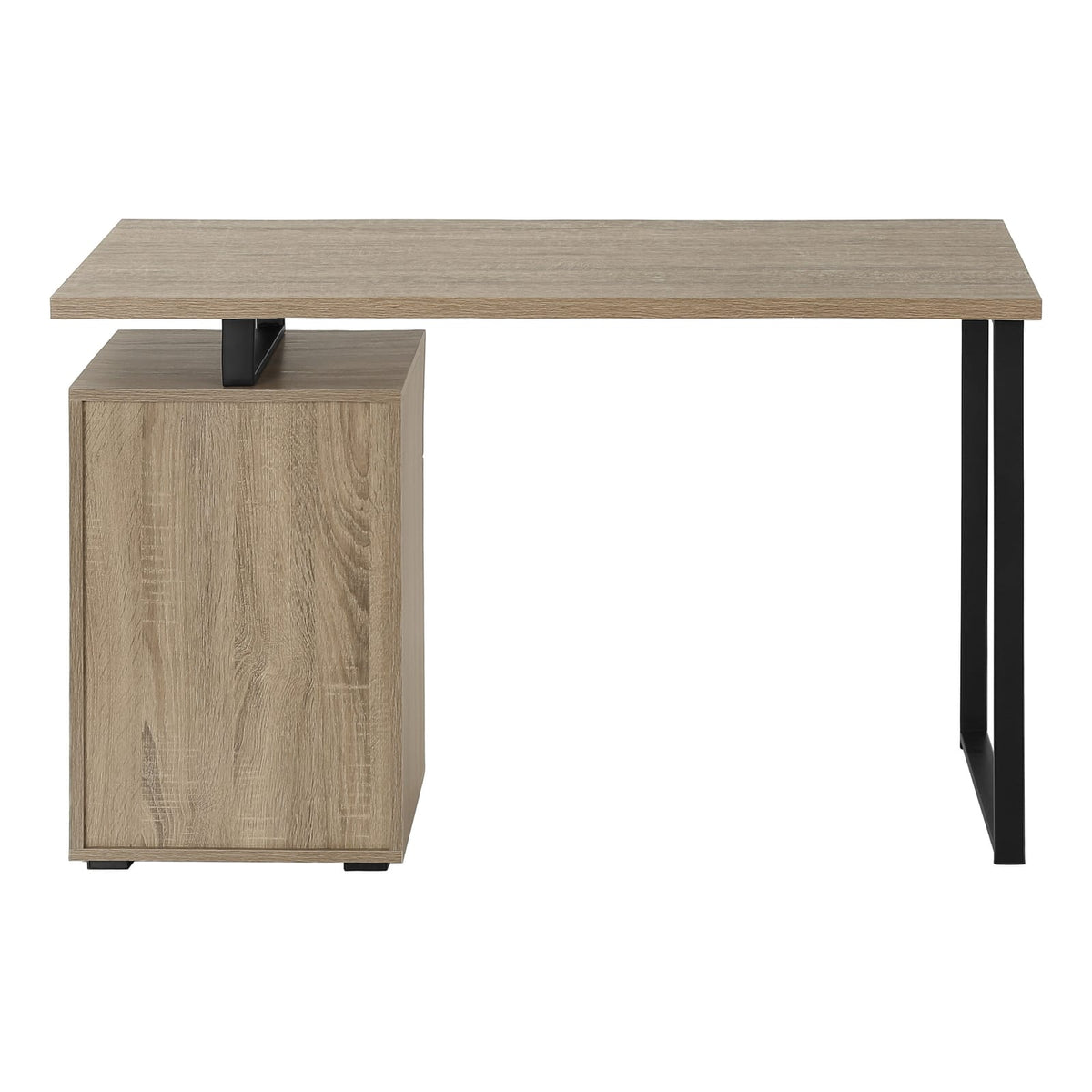 Taupe Computer Desk with Storage Drawers - 47.25" L for Home Office