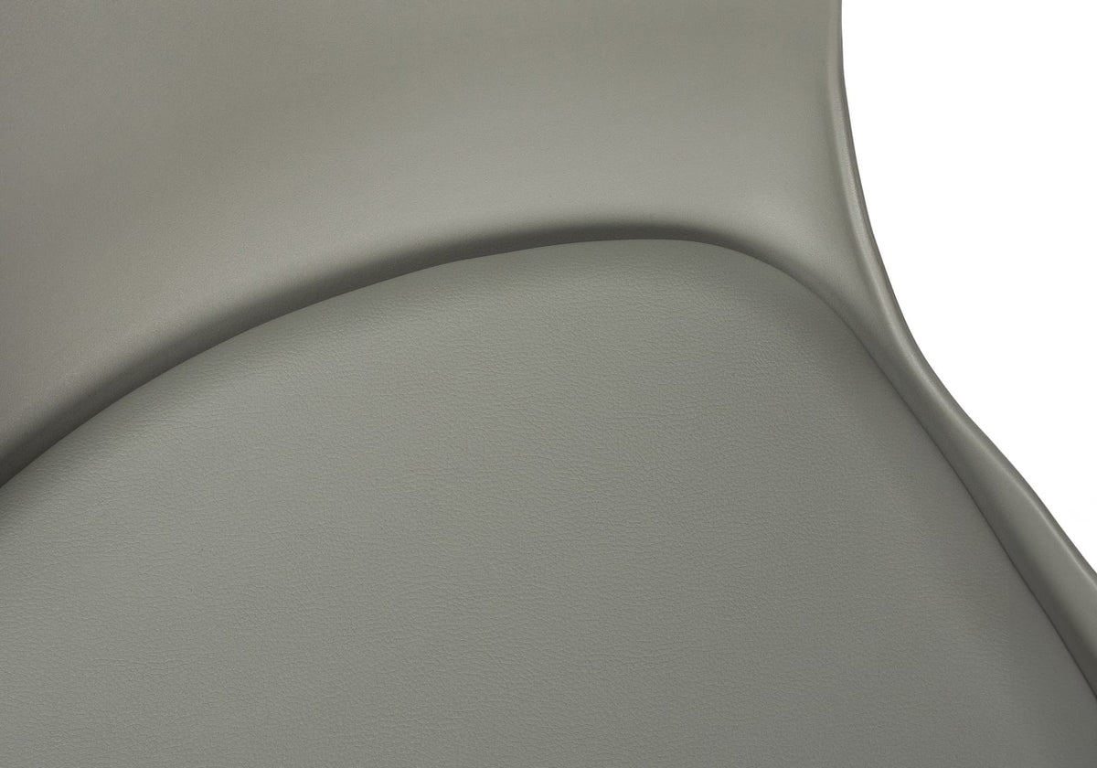 Grey Low-Back Office Chair for Kids - Adjustable Height
