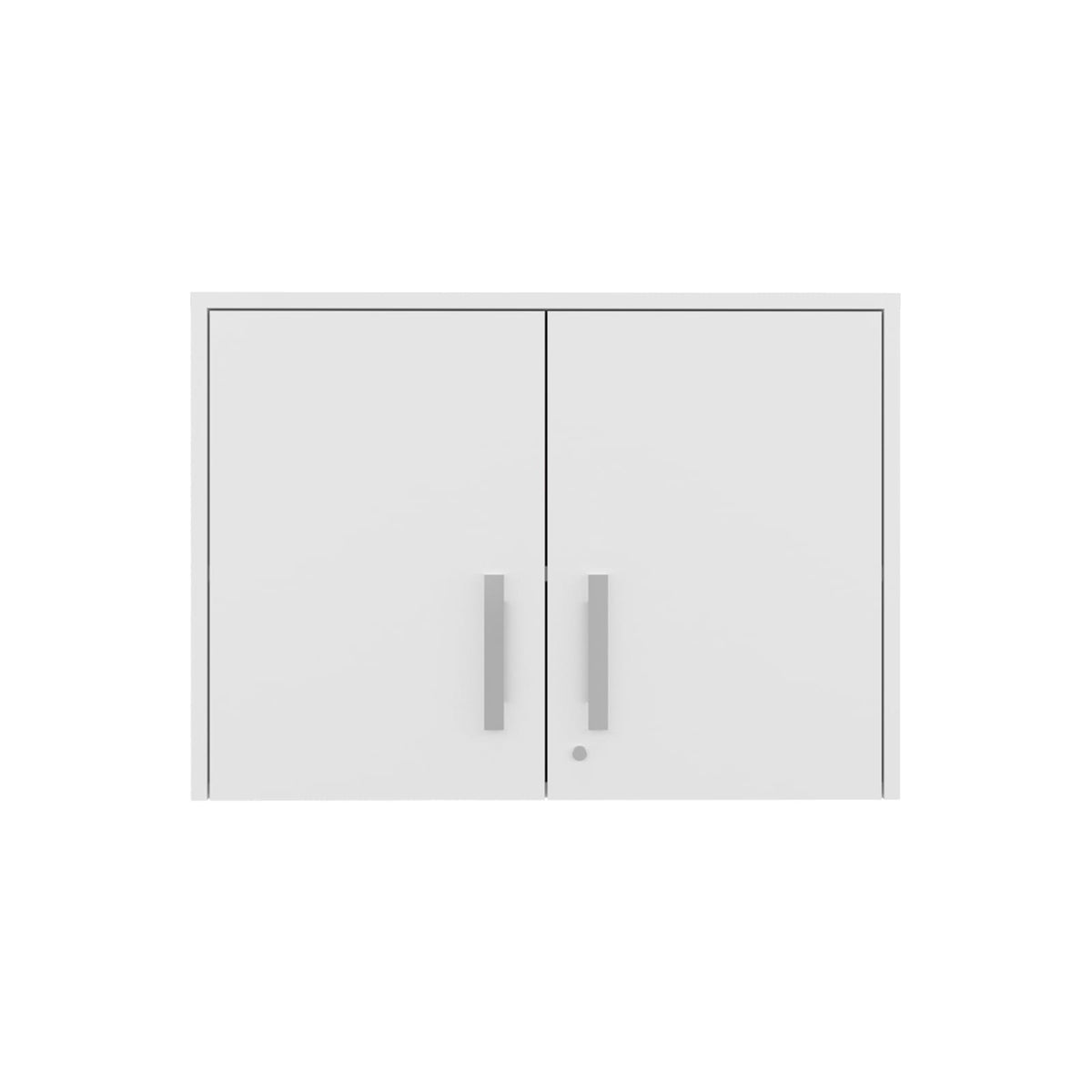 White Wall Cabinet for Tools Organization | Engineered Wood Storage