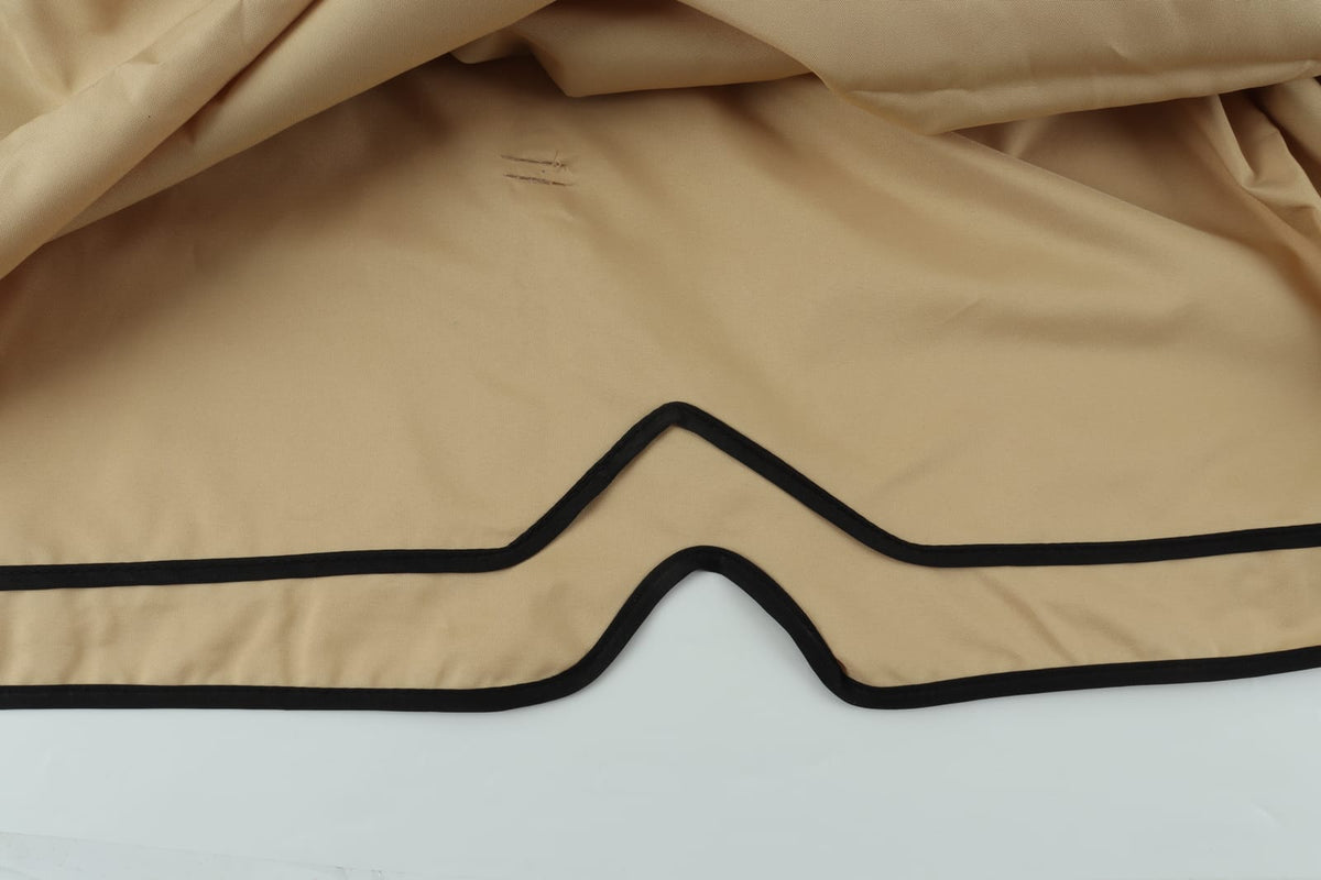 13x10 Ft Patio Gazebo Canopy Fabric - Khaki Polyester