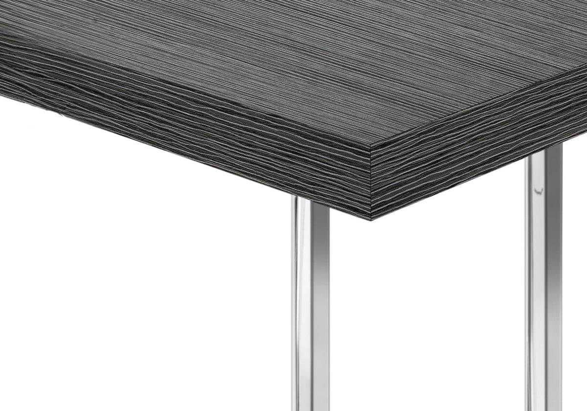 Grey C-Shaped Accent Table - 16" x 18.25"