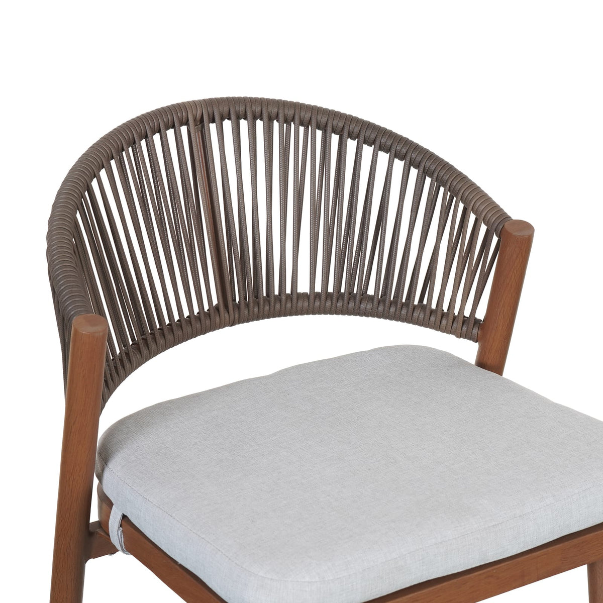 Teak 2-Person Outdoor Patio Seating Group