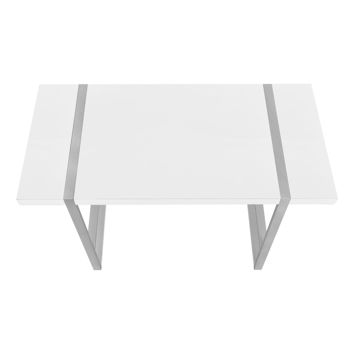 White Particle Board Industrial Desk for Workspace and Home Office