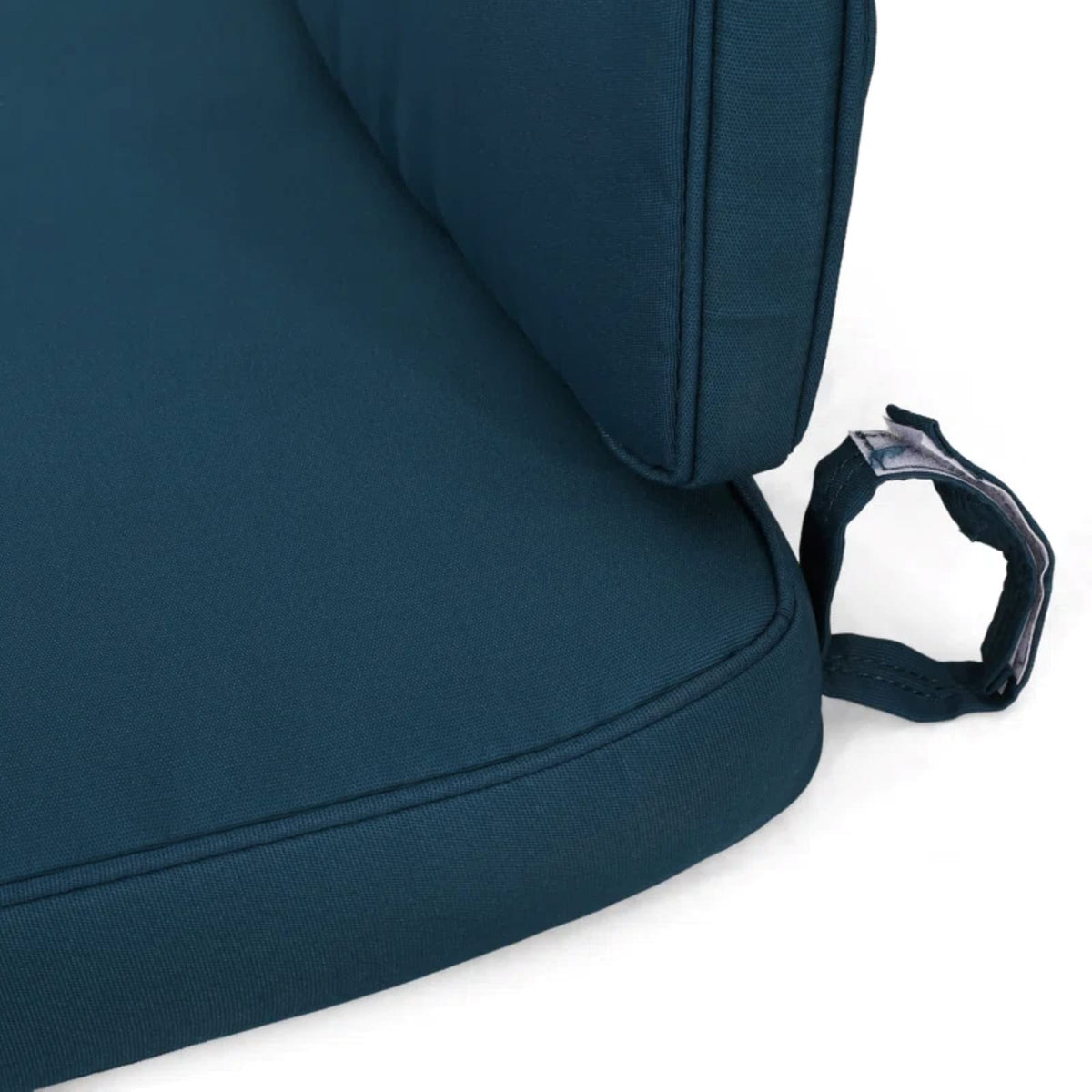 Teal Outdoor Garden Cushion Set for Poolside or Porch Seating