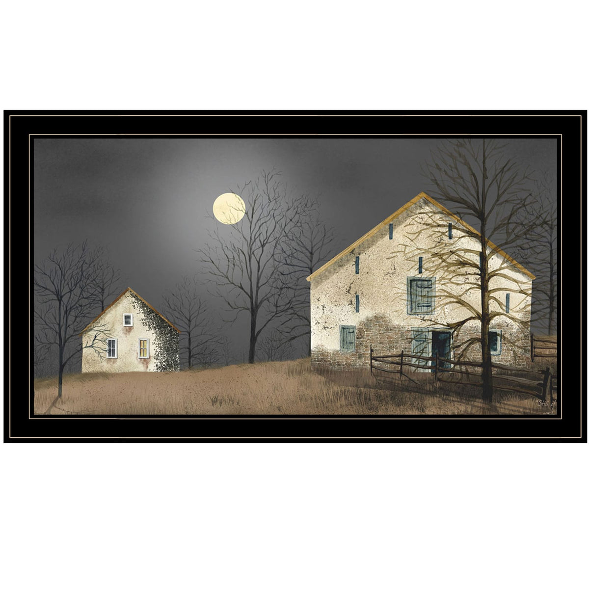 Black Frame Still of Night Billy Jacobs Art Print