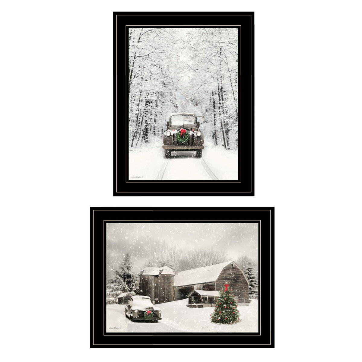 Black Lori Deiter Vignette Wall Art - 2 Piece Set