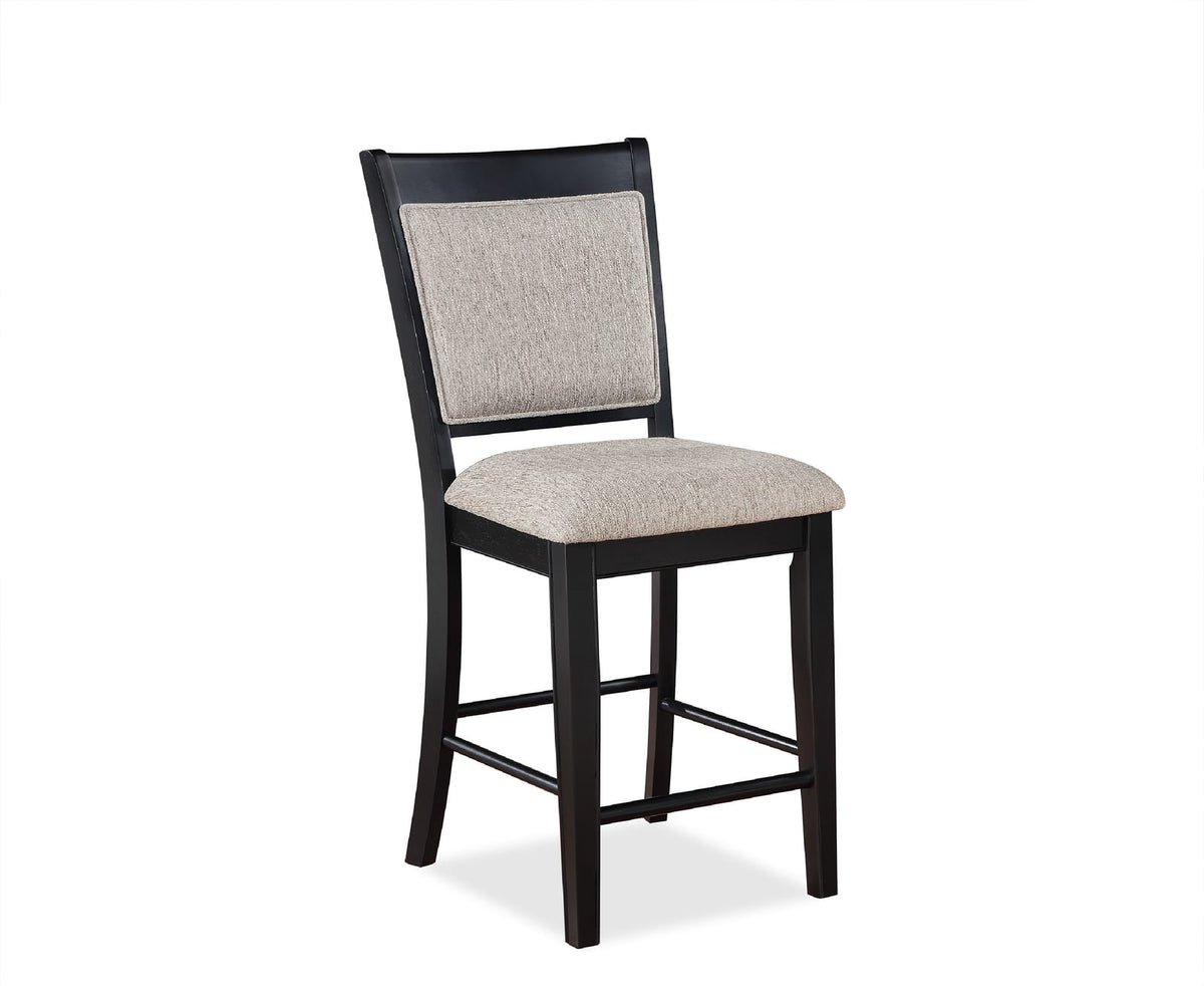 Farmhouse Dining Chairs - Gray Counter Height Set of 2