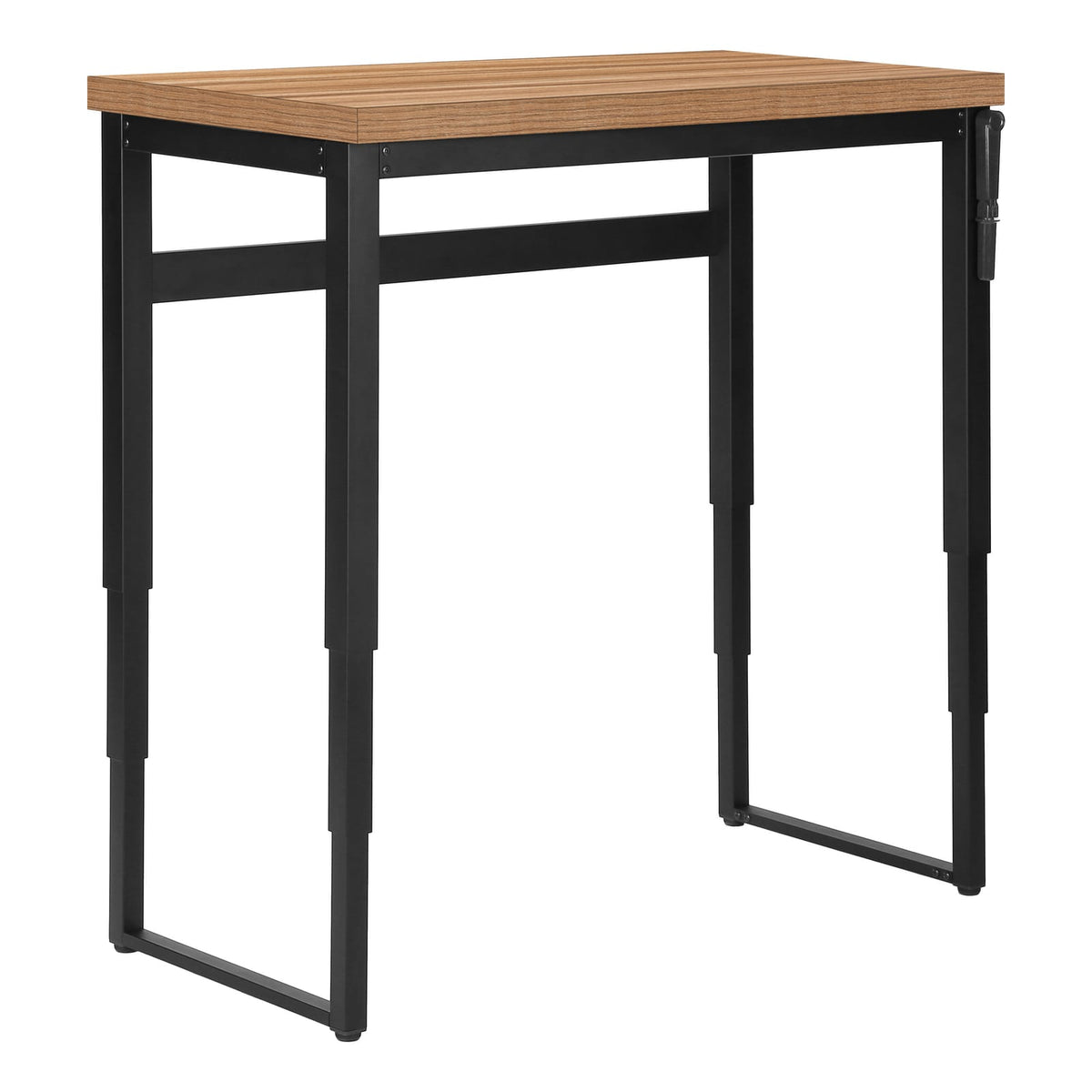 Adjustable Computer Desk - 48" L Brown Laminate Office Table for Home Office