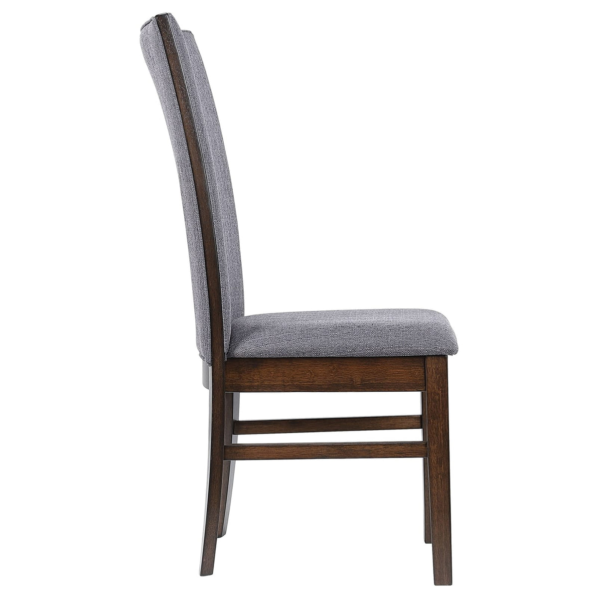 Grey Upholstered Dining Side Chairs Set of 2 for Modern Kitchens