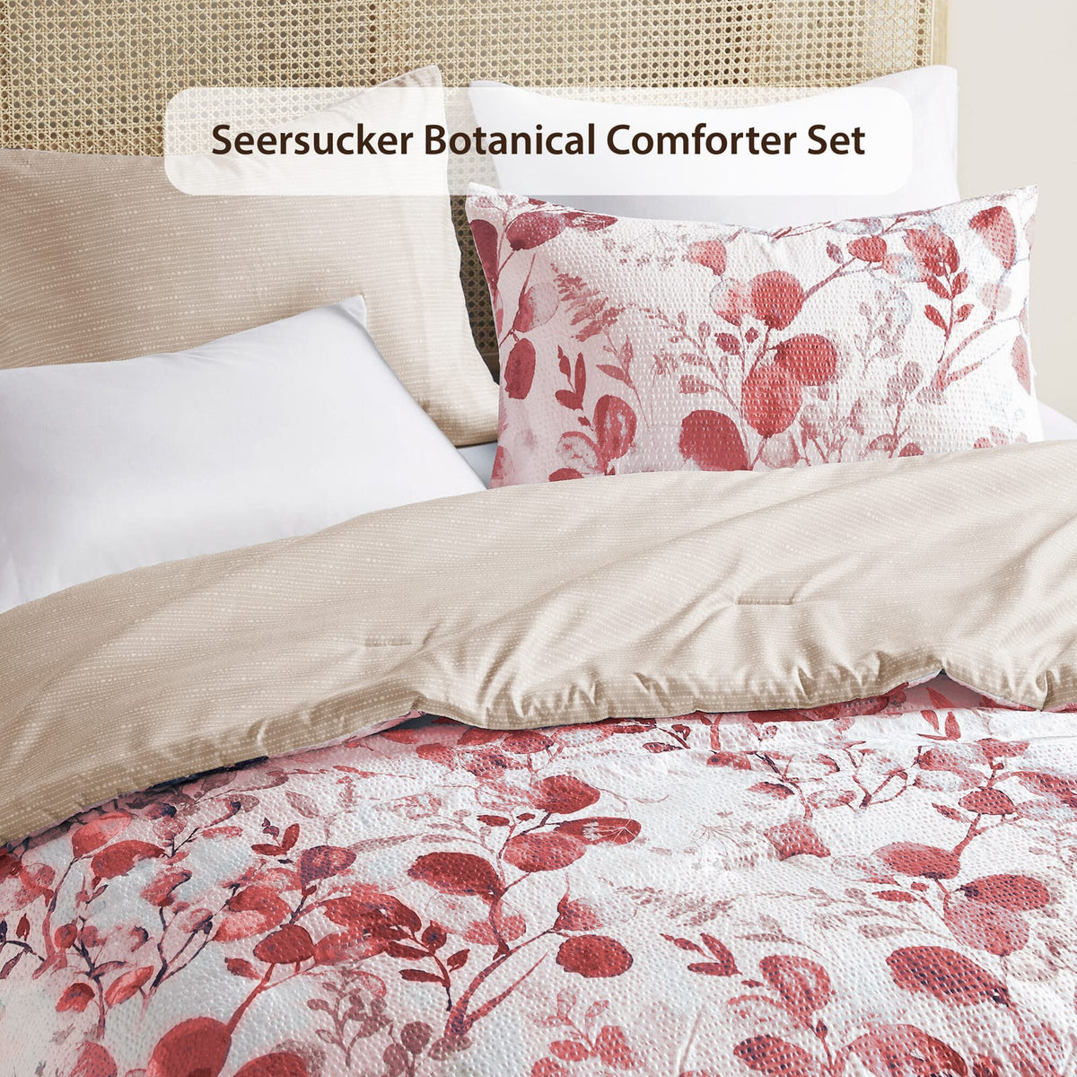 Pink Microfiber Comforter Set - Twin/TwinXL Bedding